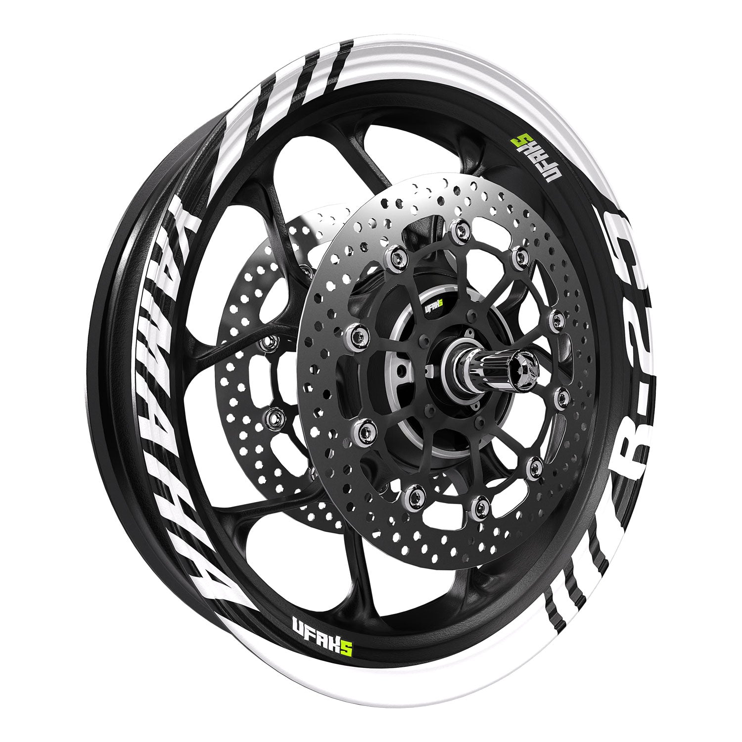 Yamaha R25 Geniş Jant Şeridi #renk_beyaz