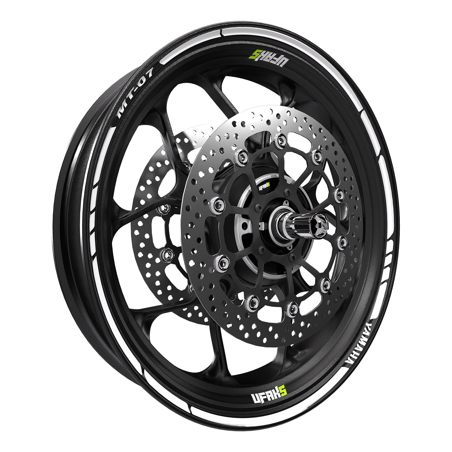 Yamaha MT-07 Jant Şeridi #renk_fosforlu beyaz