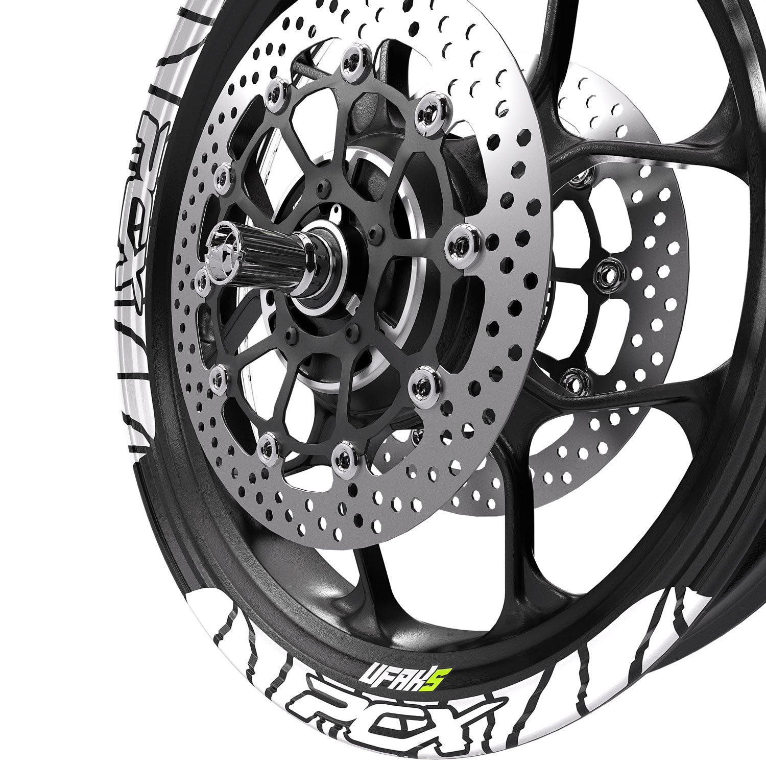 Honda PCX Tasarımlı Jant Şeridi #renk_fosforlu beyaz