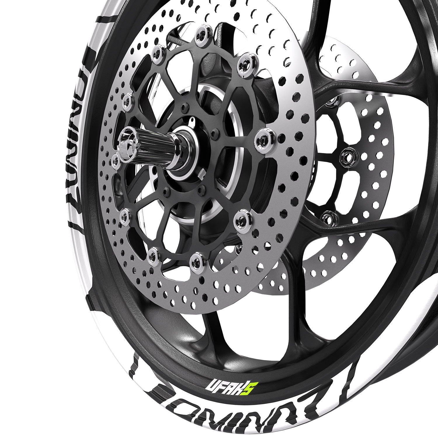 Bajaj Dominar Jant Şeridi #renk_fosforlu beyaz