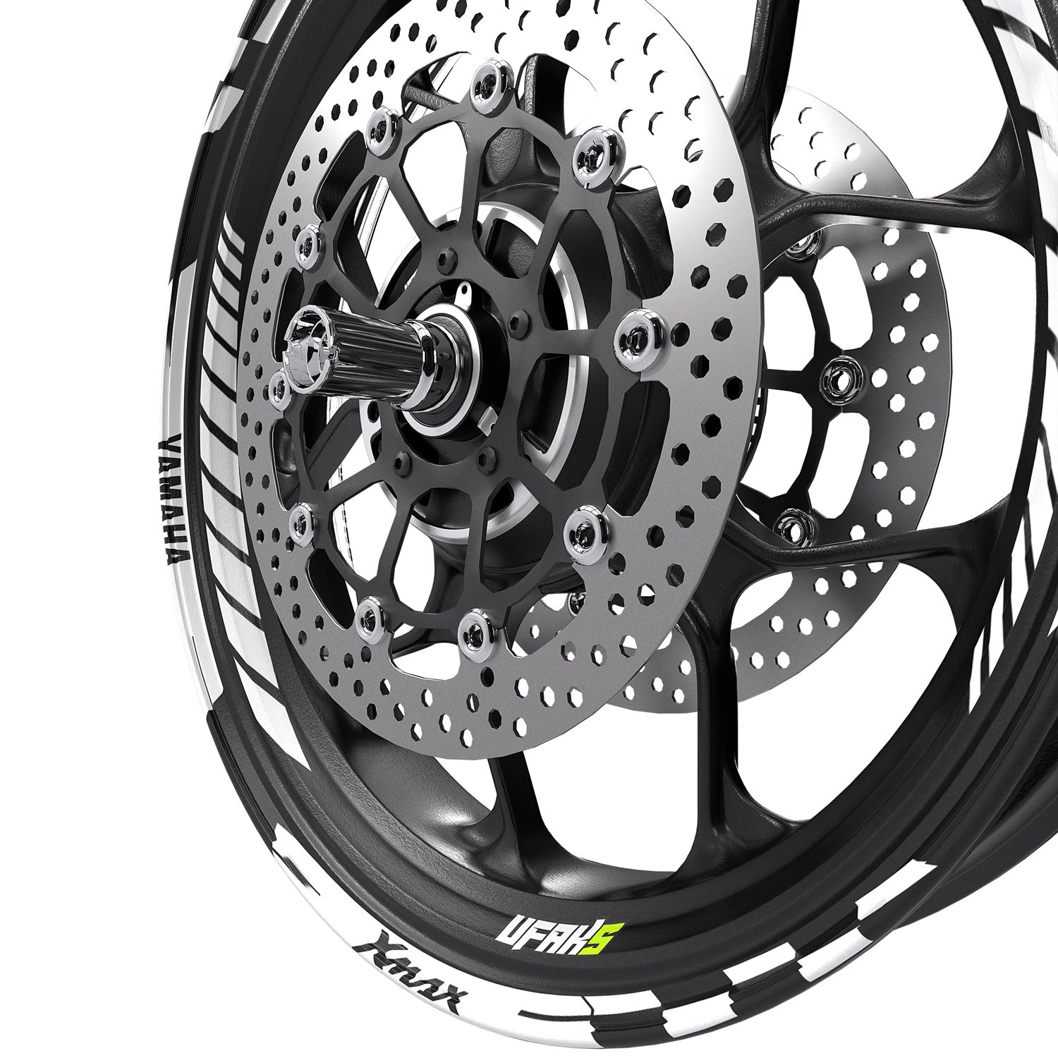 Yamaha XMAX Tasarımlı Jant Şeridi #renk_beyaz