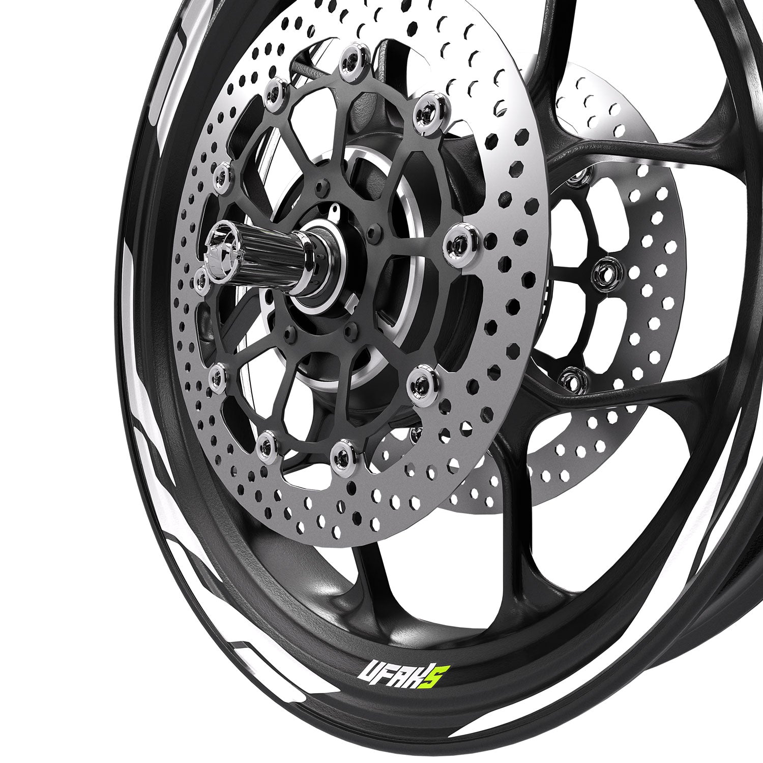 Yamaha YBR jant Şeridi #renk_beyaz