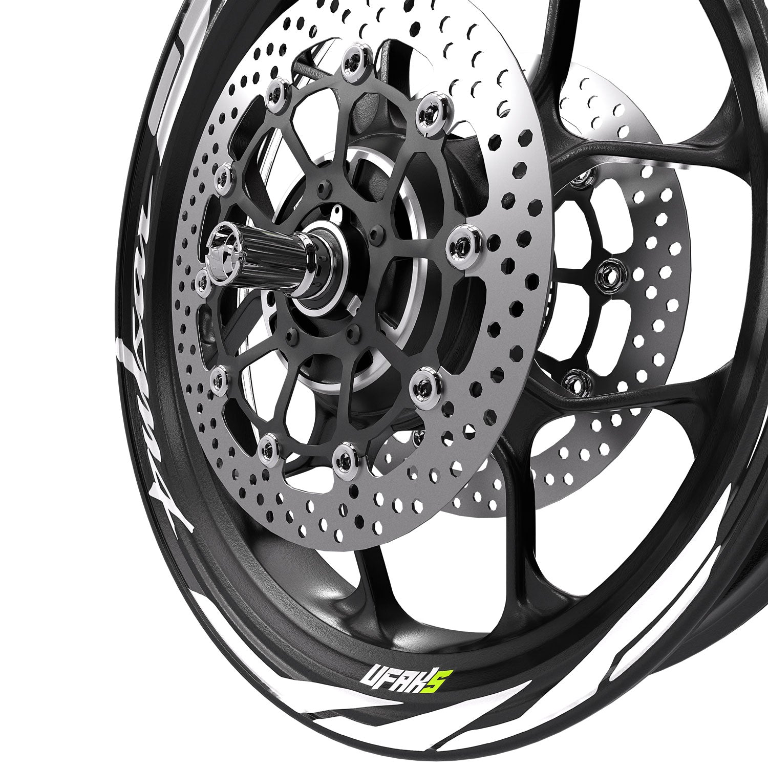 Bajaj Pulsar Tasarımlı Jant Şeridi #renk_fosforlu beyaz