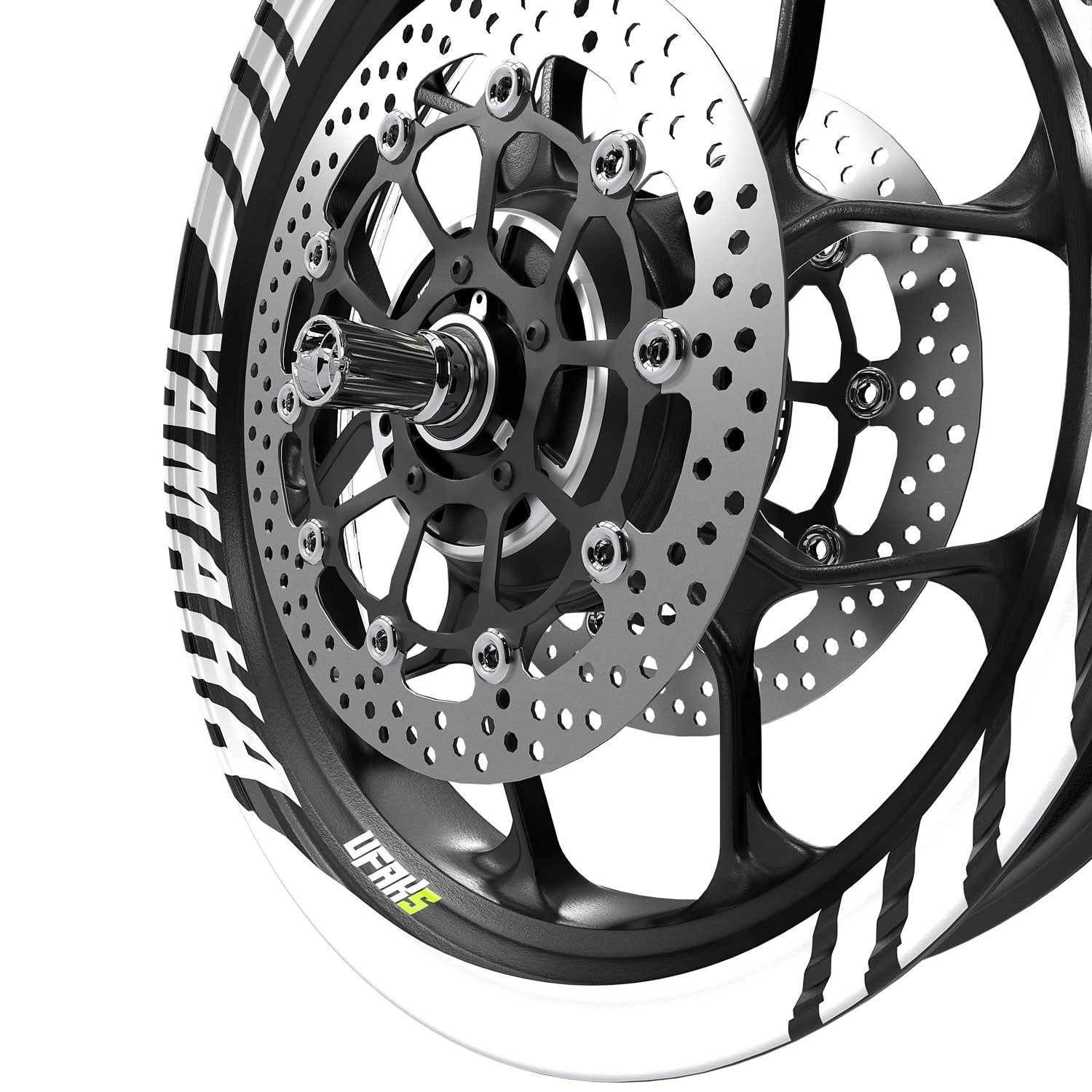Yamaha R25 Geniş Jant Şeridi #renk_beyaz