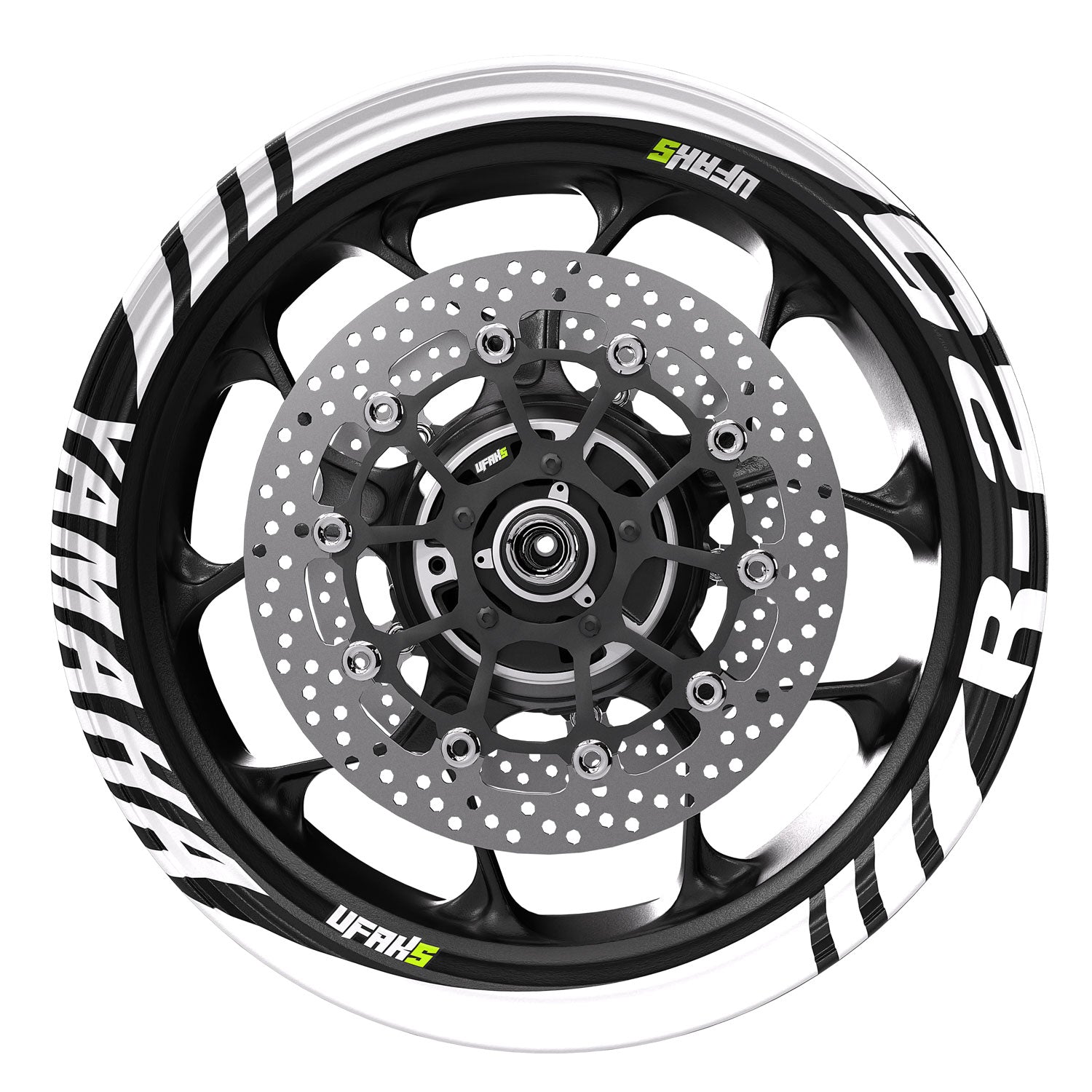 Yamaha R25 Geniş Jant Şeridi #renk_beyaz