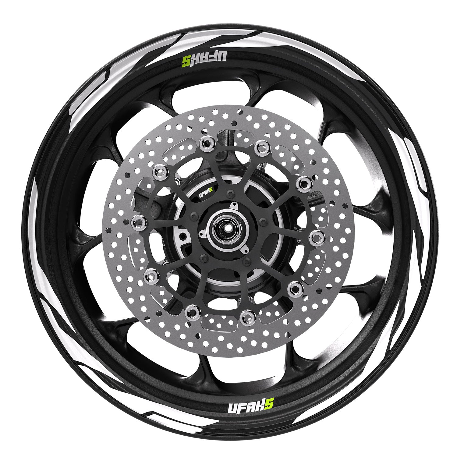 Yamaha YBR jant Şeridi #renk_fosforlu beyaz