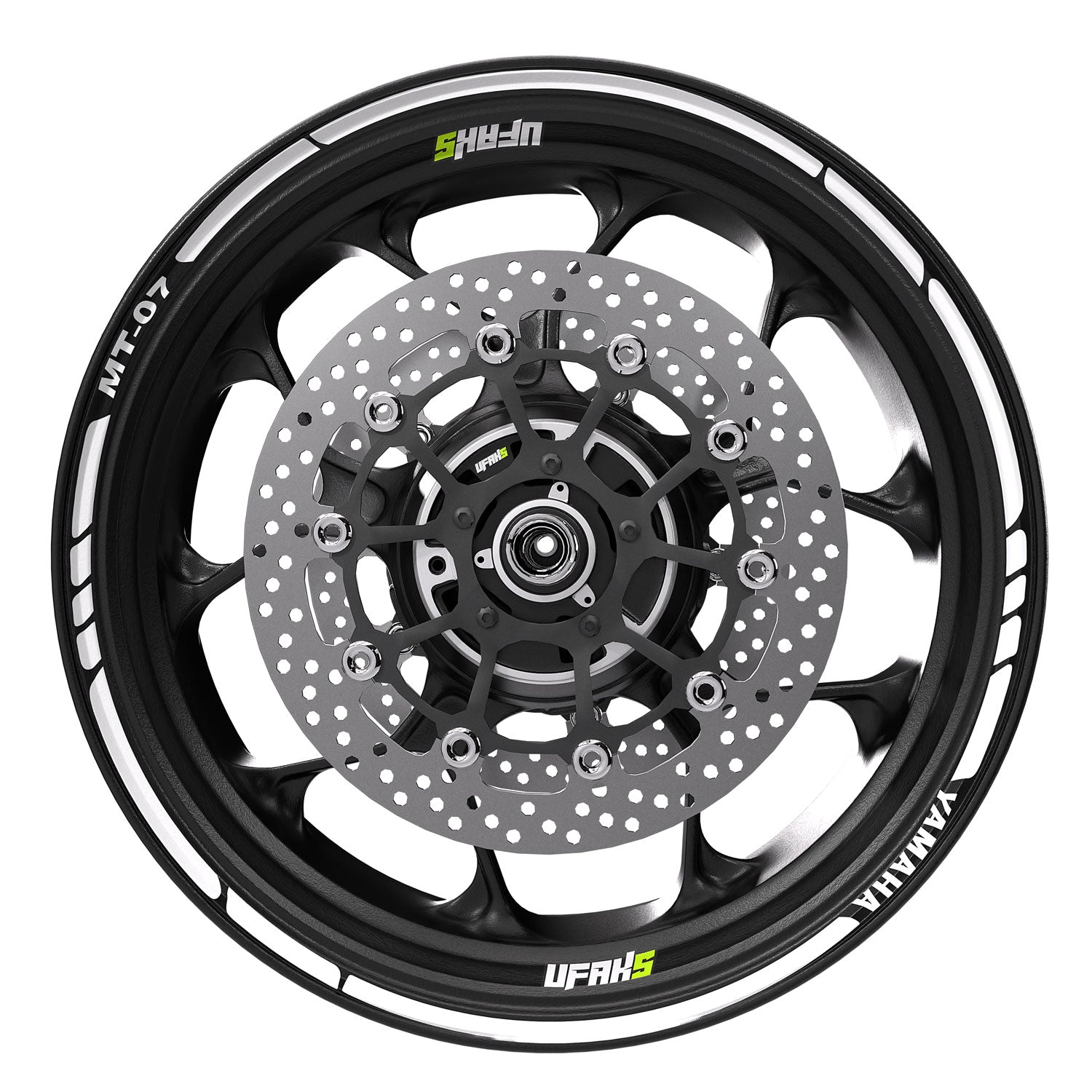 Yamaha MT-07 Jant Şeridi #renk_fosforlu beyaz