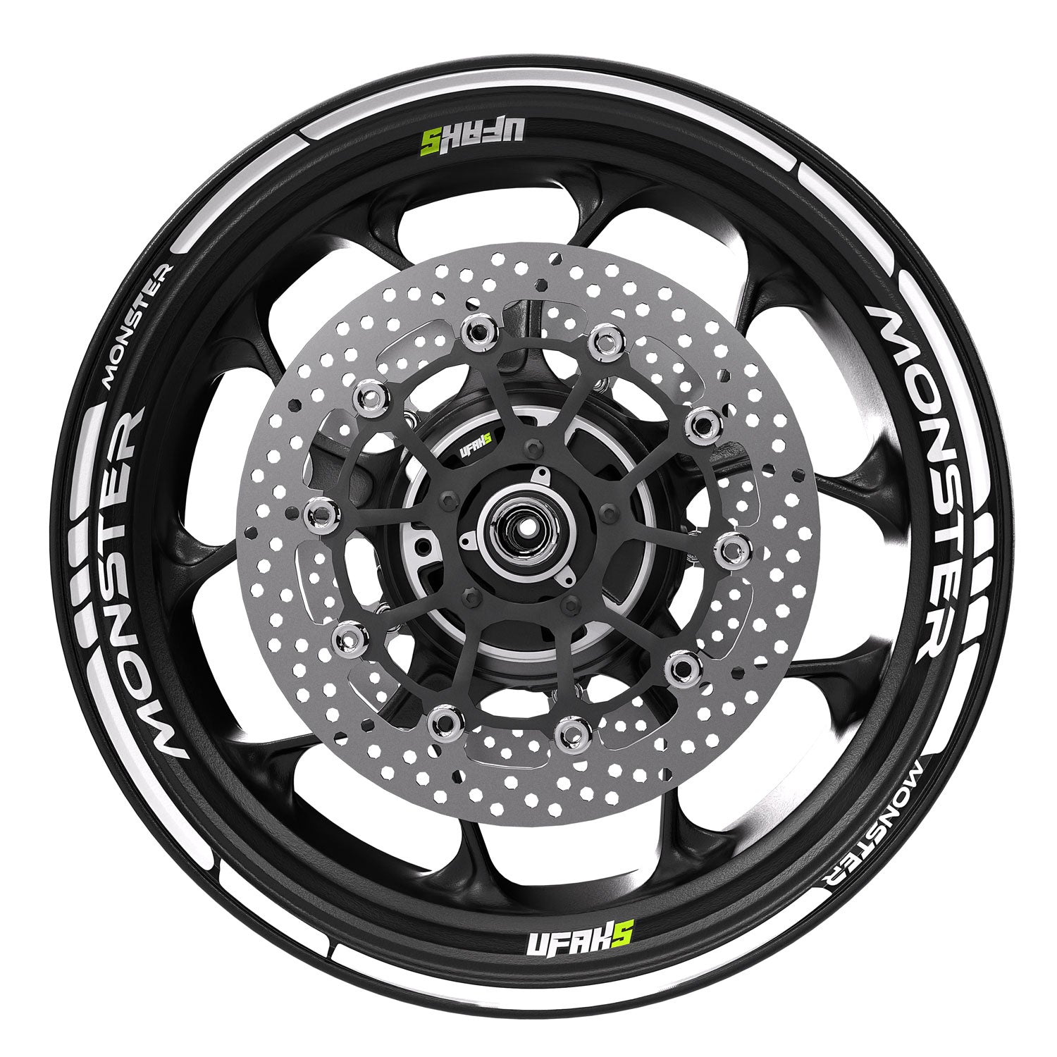 Monster Racing Jant Şeridi #renk_beyaz