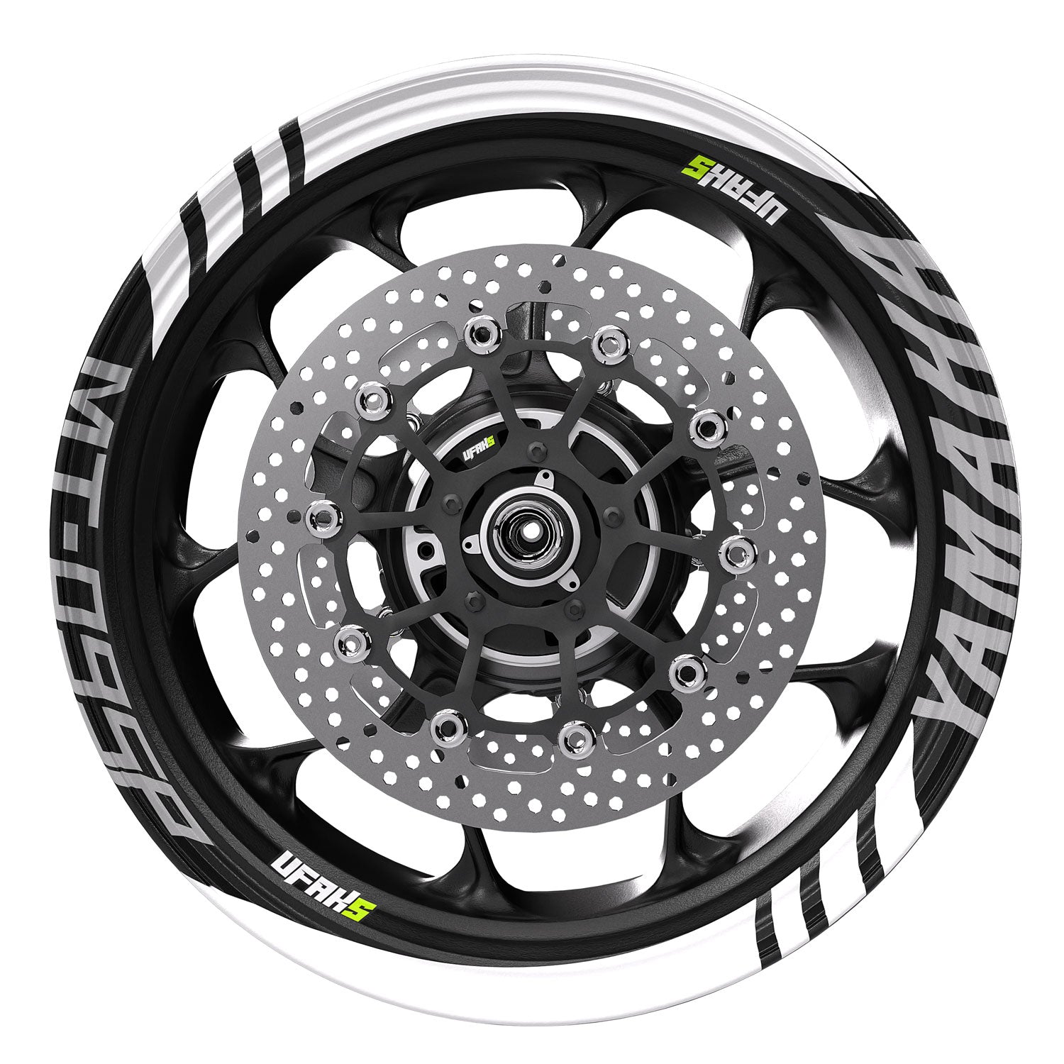 Yamaha MT-09 SP Jant Şeridi #renk_fosforlu beyaz