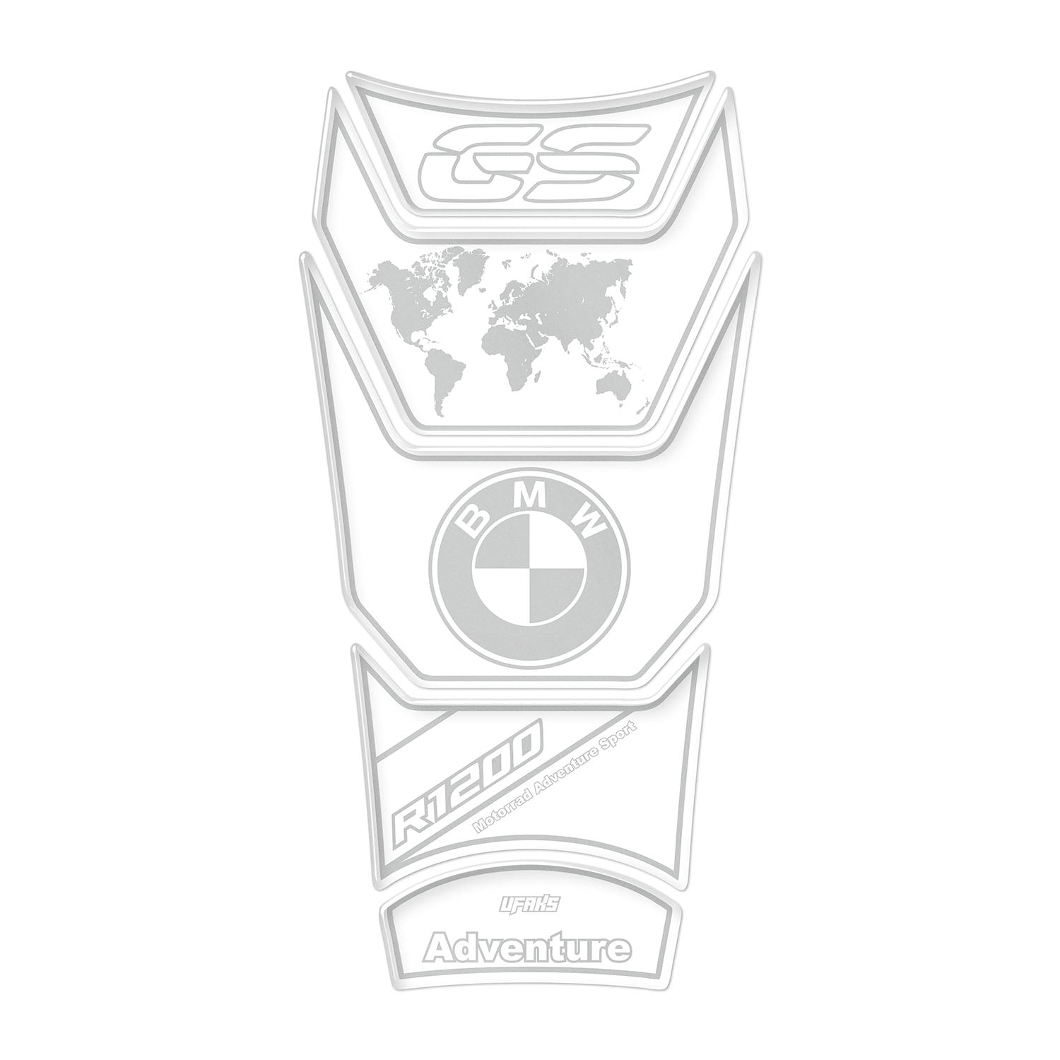 BMW R 1200 GS Adventure Uyumlu Tank Pad Set (2013-2024)