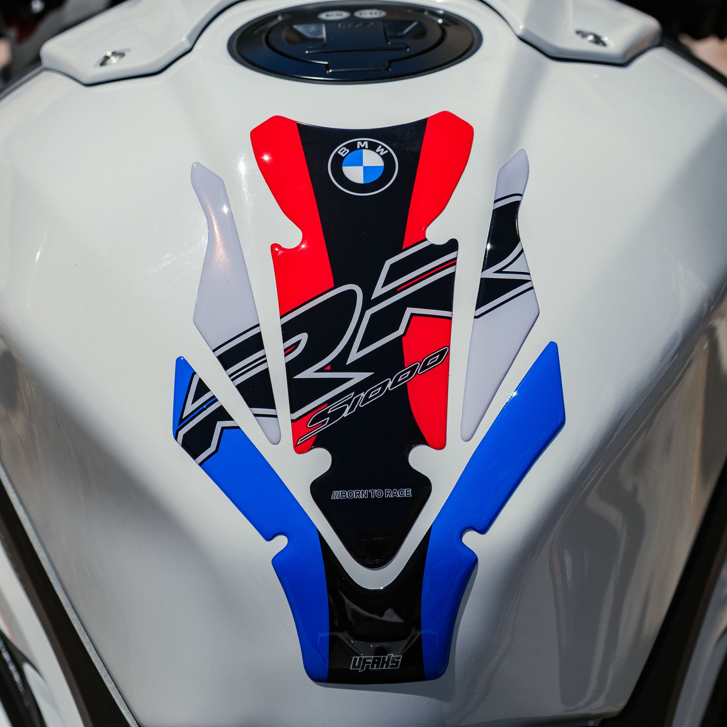 BMW S 1000 RR Factory Color Tank Pad Set (2020-2026)