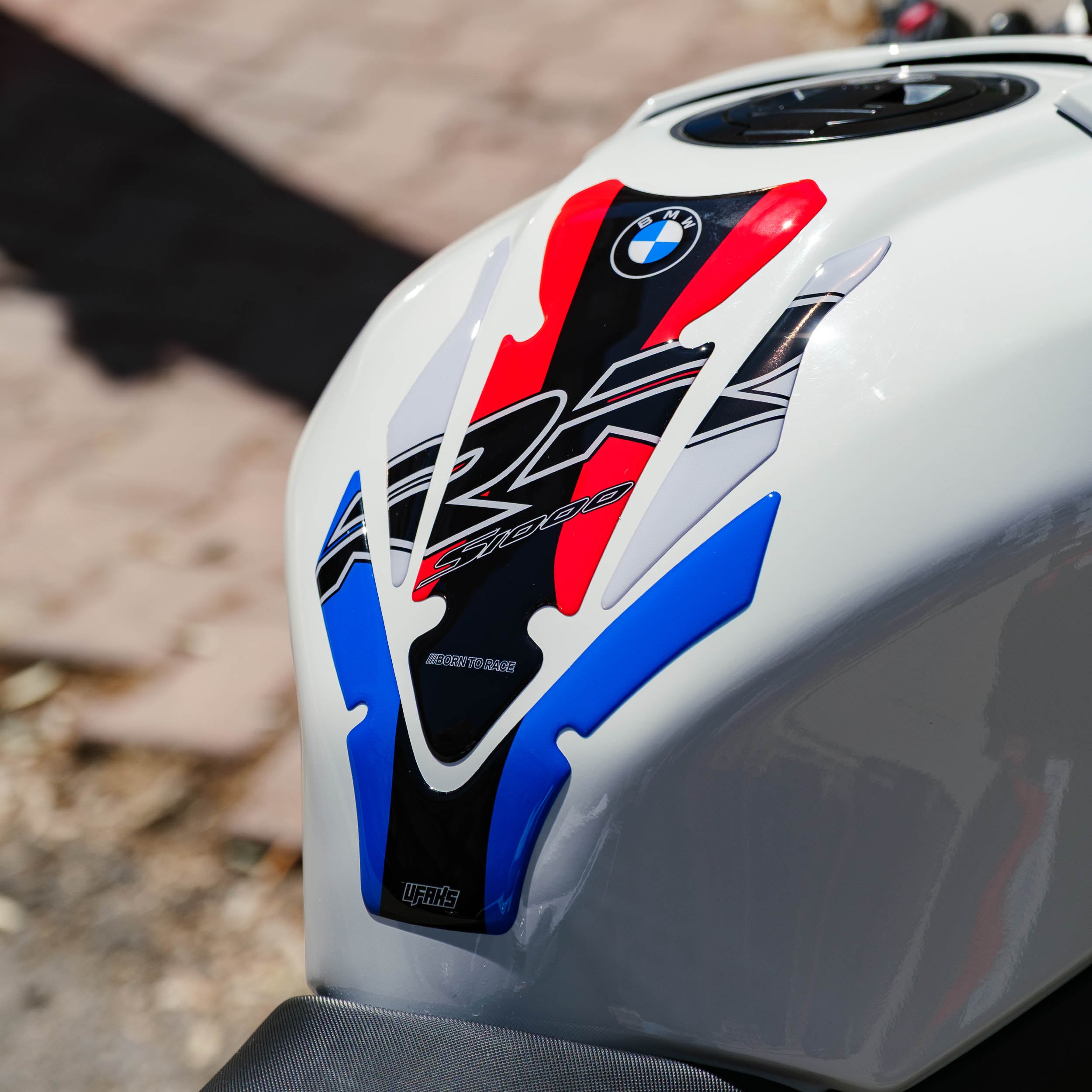 BMW S 1000 RR Factory Color Tank Pad Set (2020-2026)