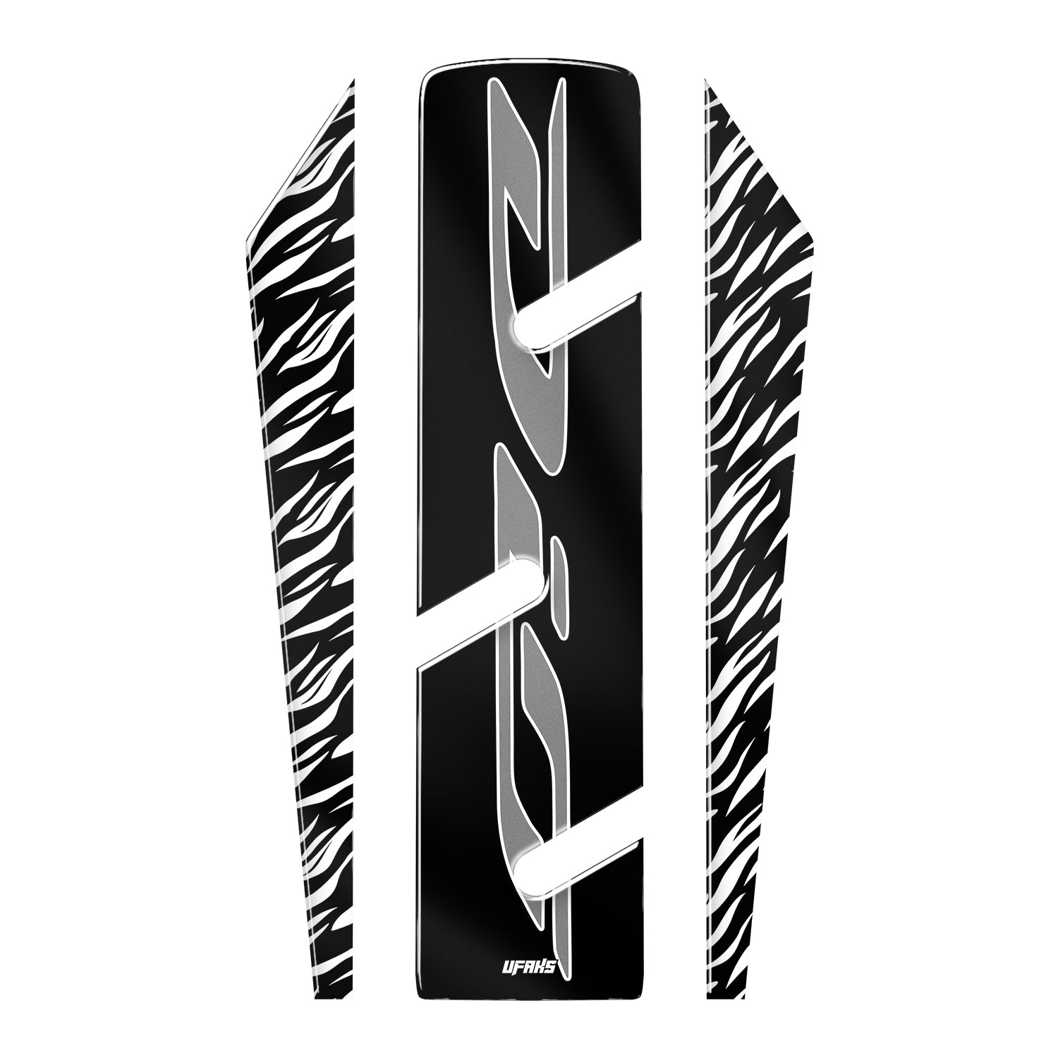 Honda Dio Tank Pad Seti, Honda Dio Zebra Tasarımlı Depo Tank Pad #renk_beyaz