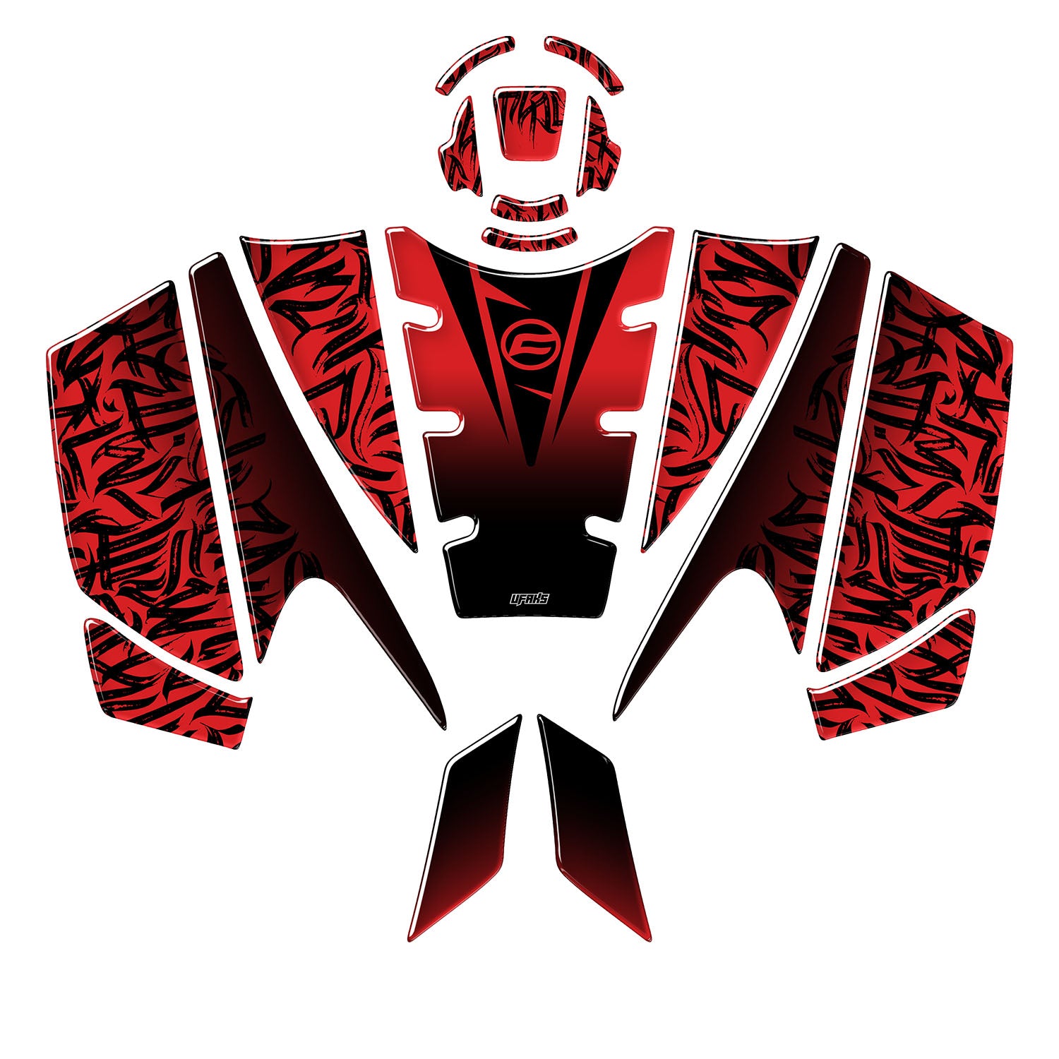 CFMOTO 450 NK Street Edition Tank Pad Set (2024-2025)