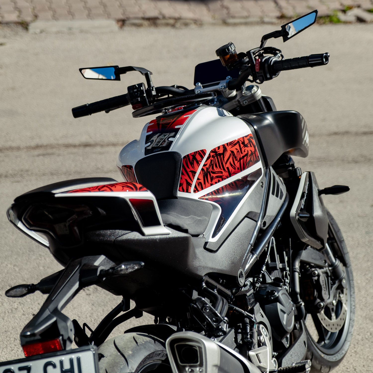 CFMOTO 450 NK Street Edition Tank Pad Set (2024-2025)