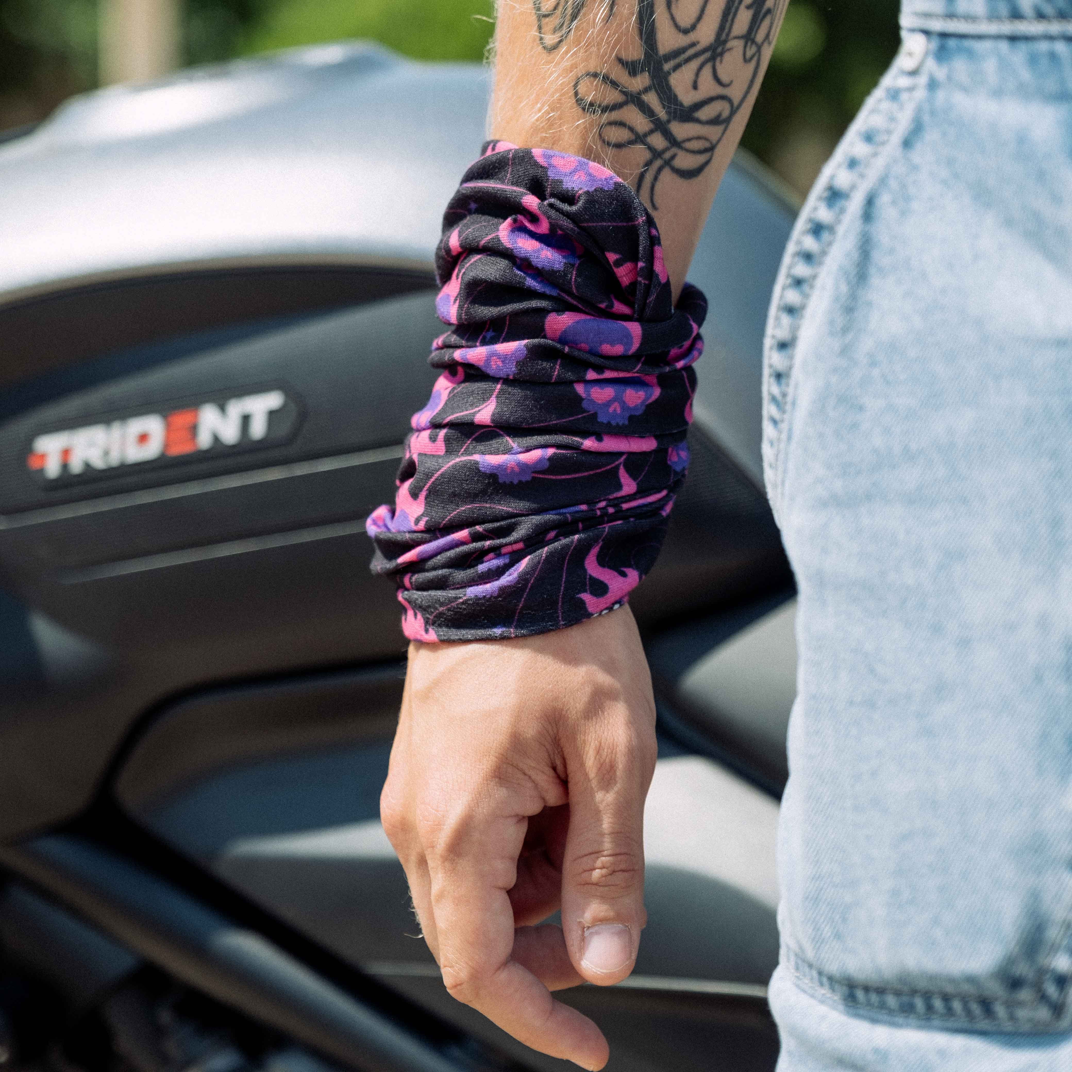 Cute Skull Desenli Buff Bandana