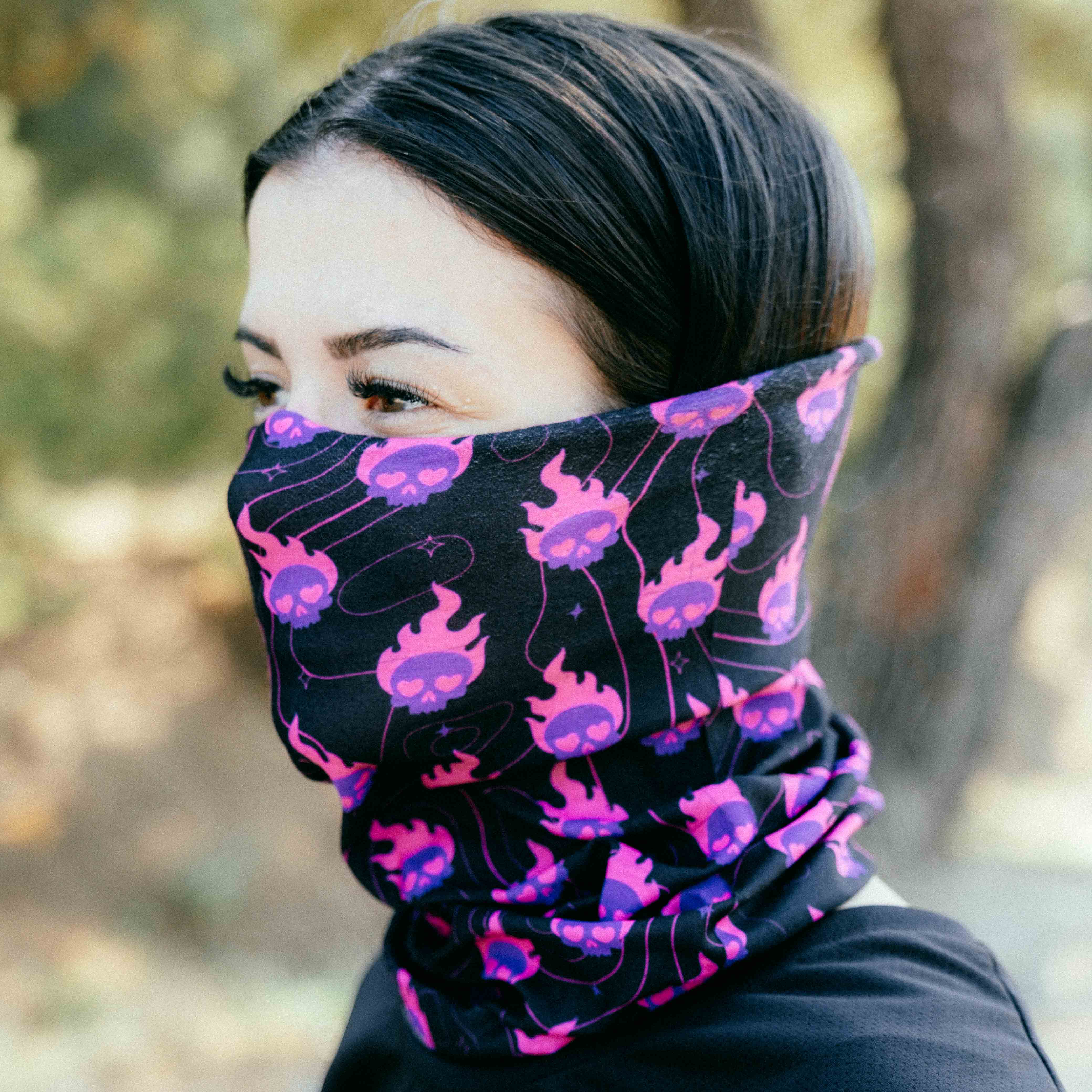 Cute Skull Desenli Buff Bandana
