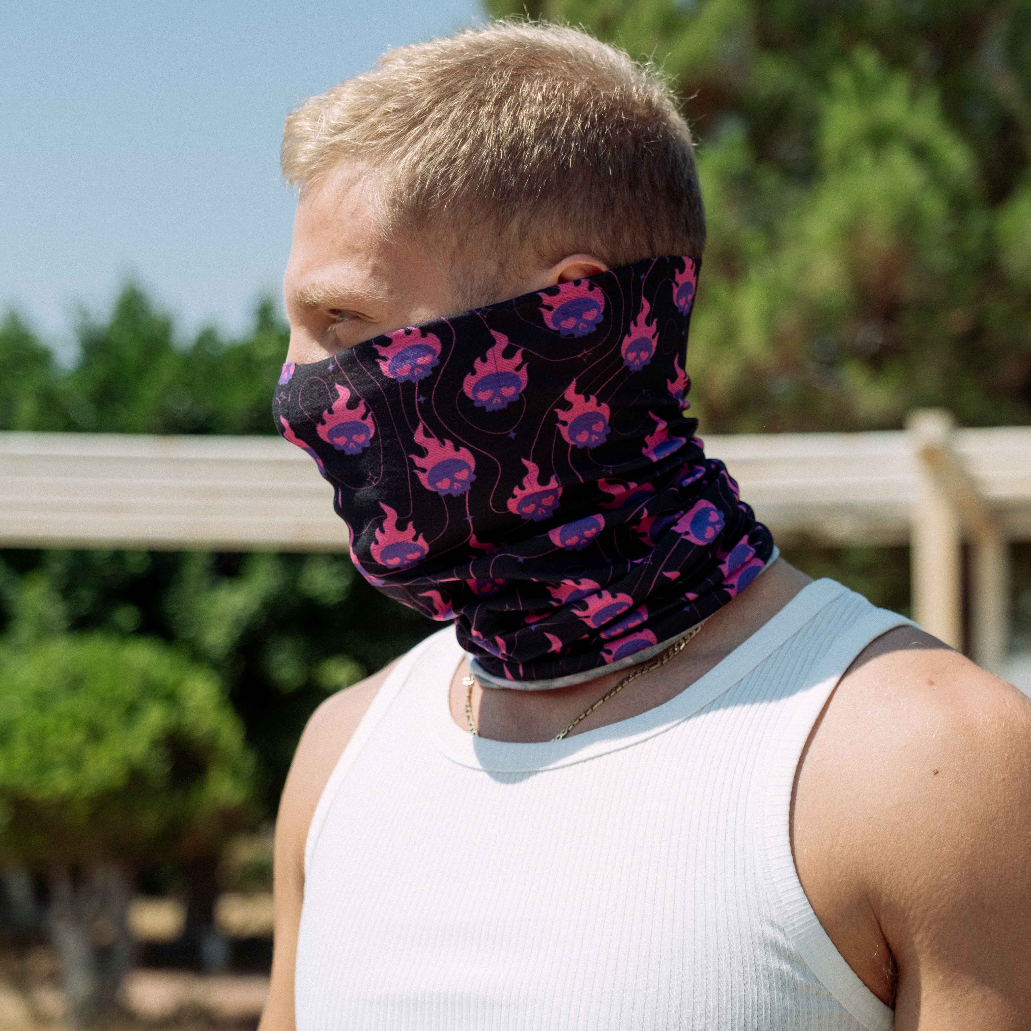 Cute Skull Desenli Buff Bandana