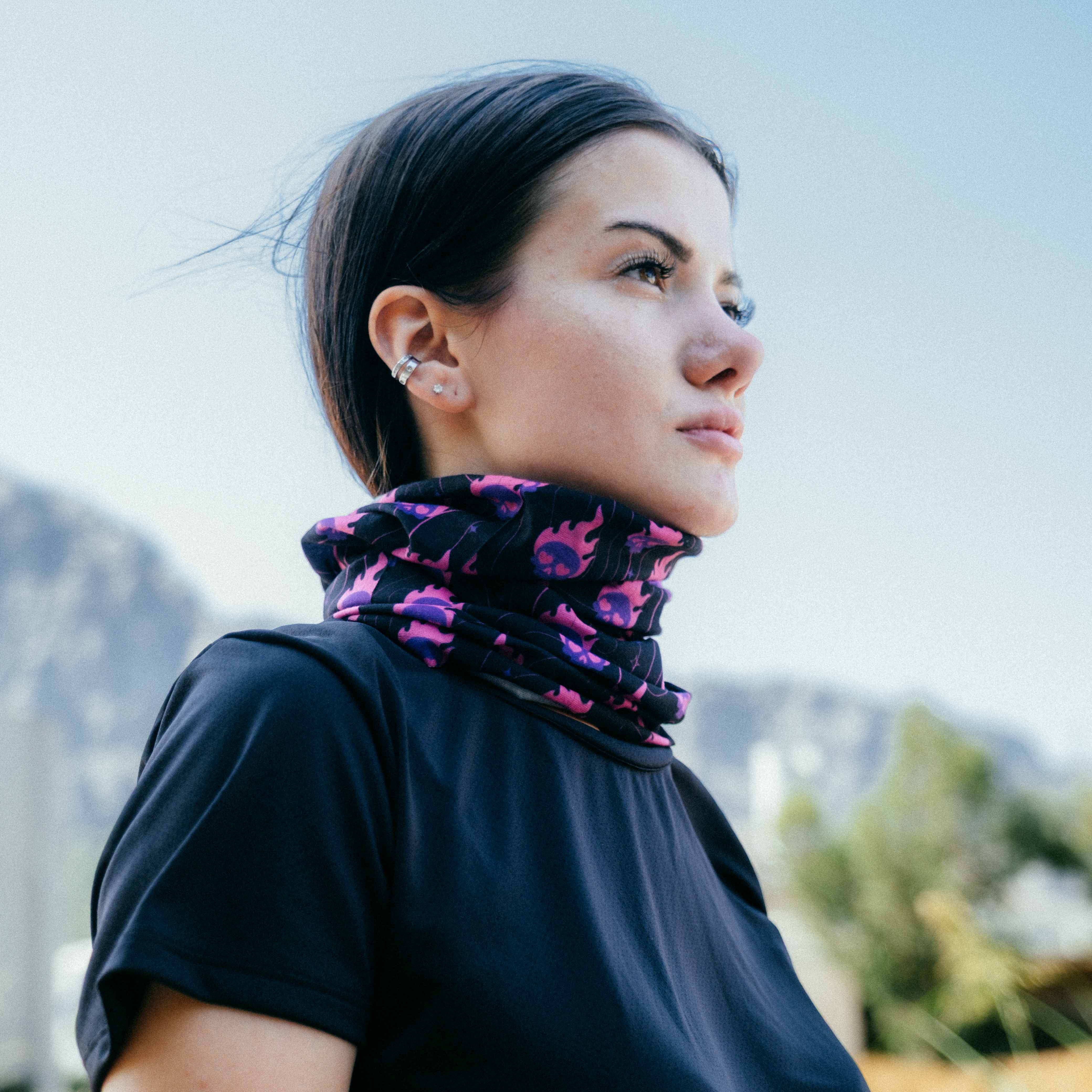 Cute Skull Desenli Buff Bandana