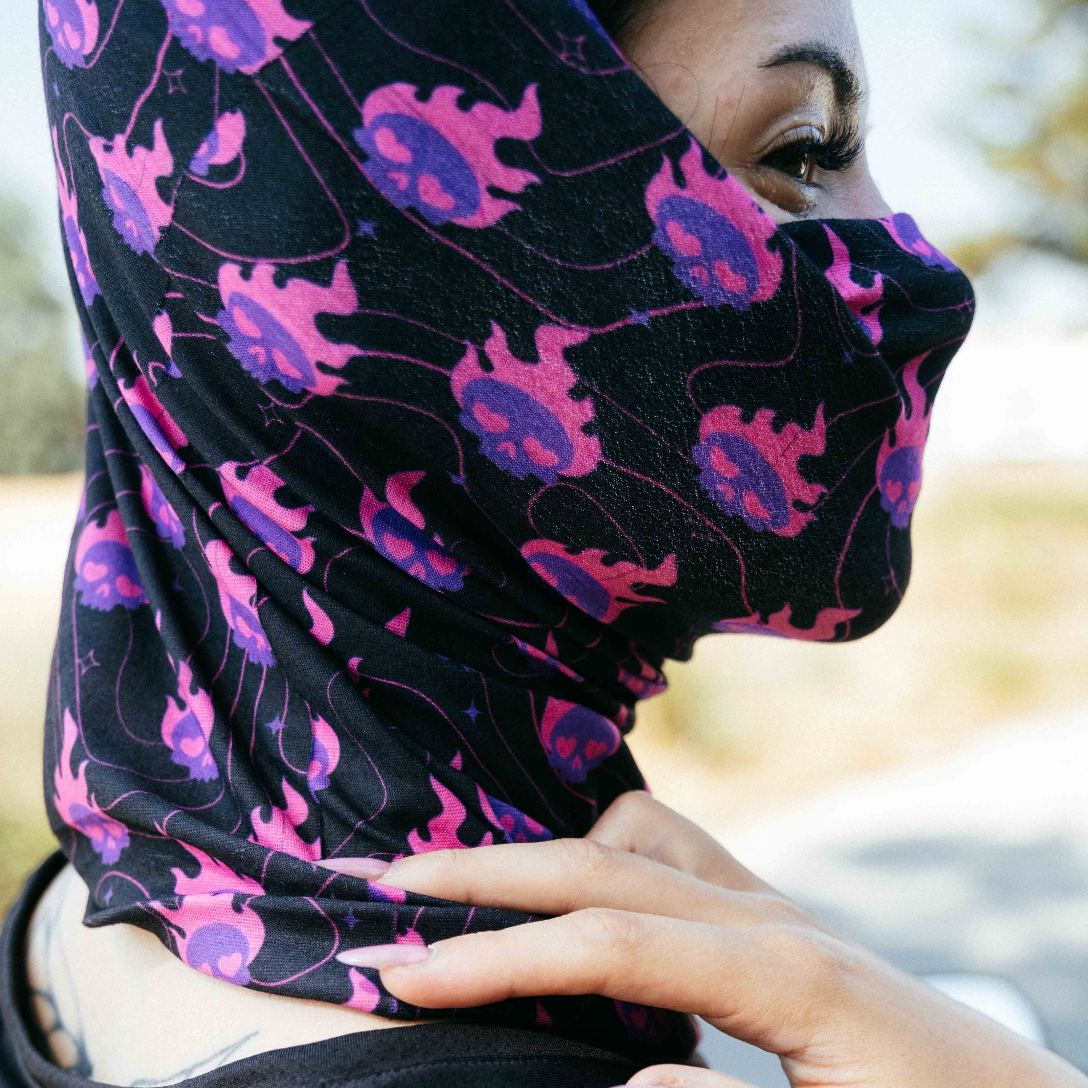Cute Skull Desenli Buff Bandana