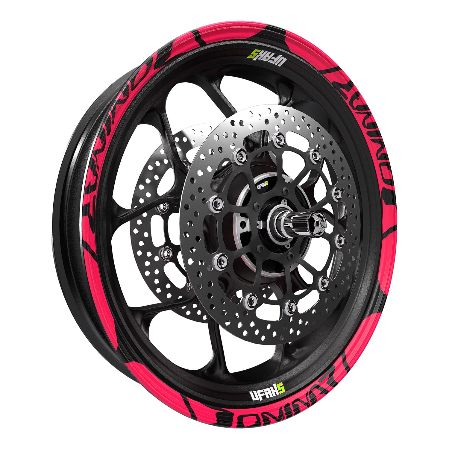 Bajaj Dominar Jant Şeridi #renk_florasan pembe