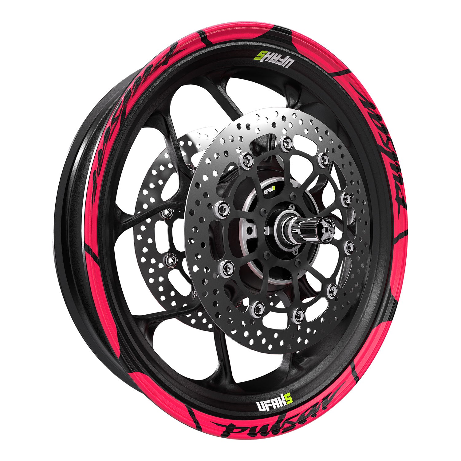 Bajaj Pulsar Jant Şeridi #renk_florasan pembe