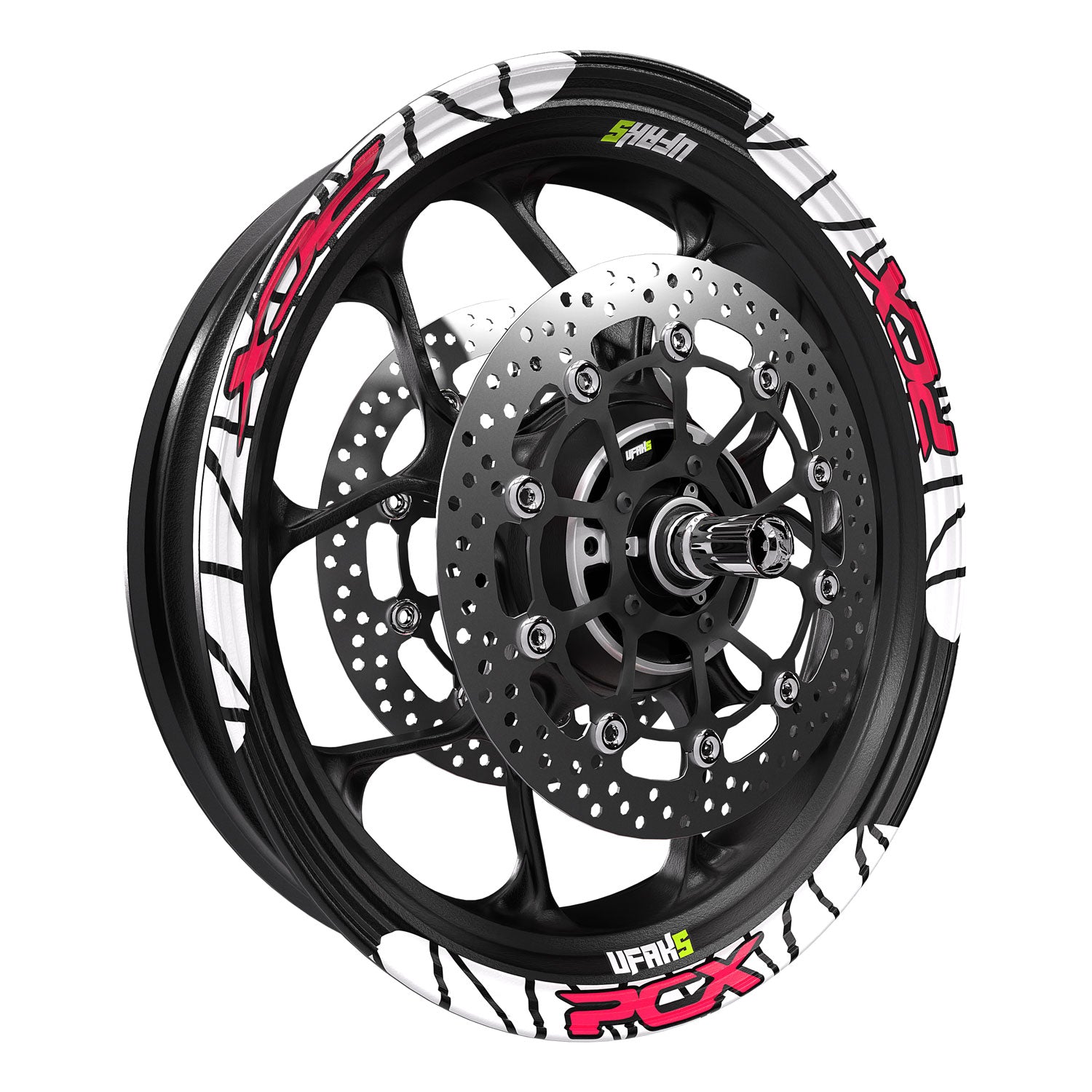 Honda PCX Tasarımlı Jant Şeridi #renk_florasan pembe