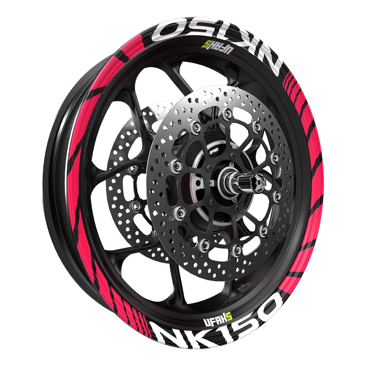 CFMOTO 150 NK Geniş Jant Şeridi #renk_florasan pembe