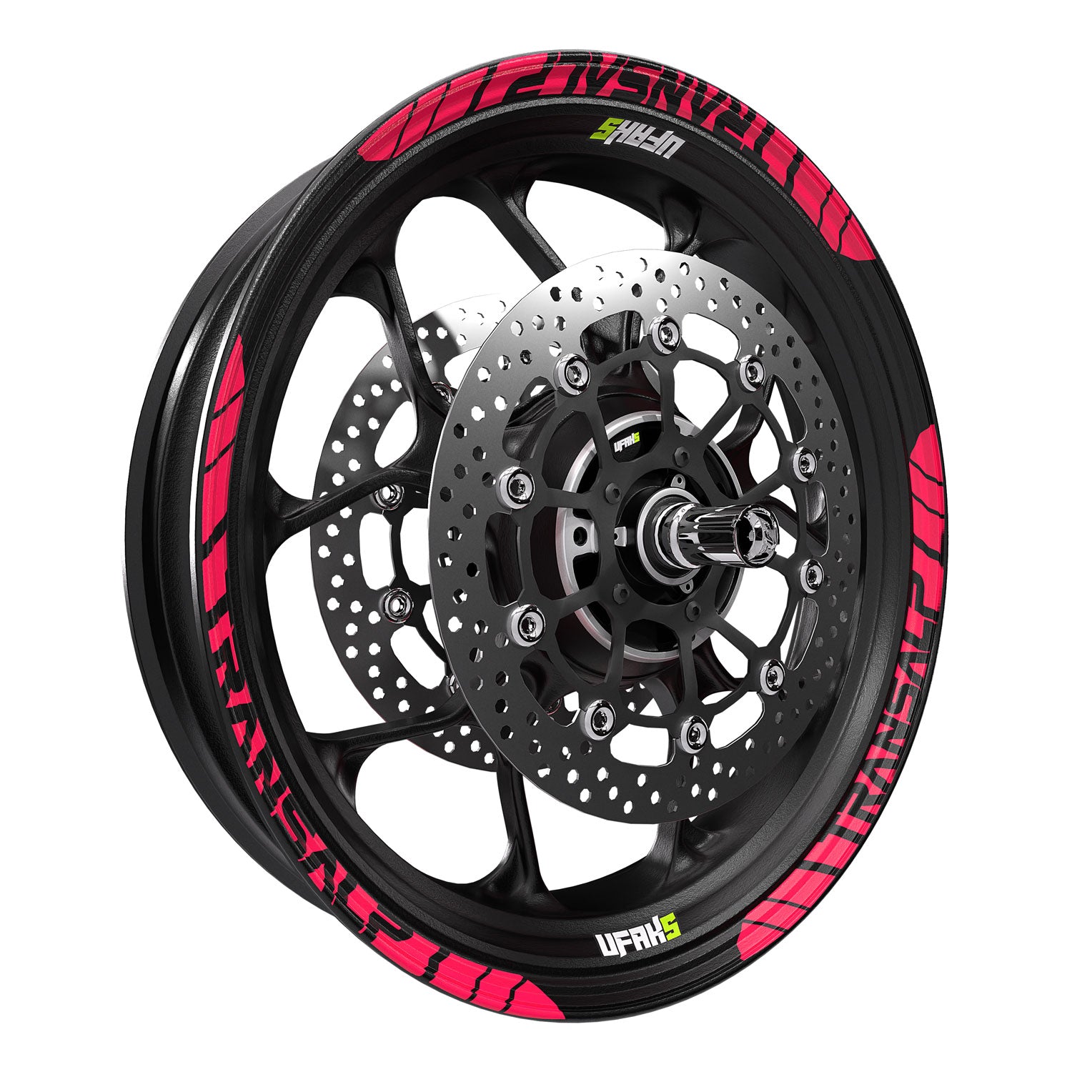 Honda Transalp Jant Şeridi #renk_florasan pembe