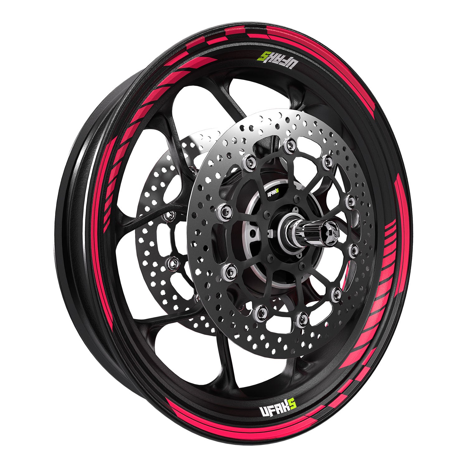 Honda Forza Racing Jant Şeridi #renk_florasan pembe