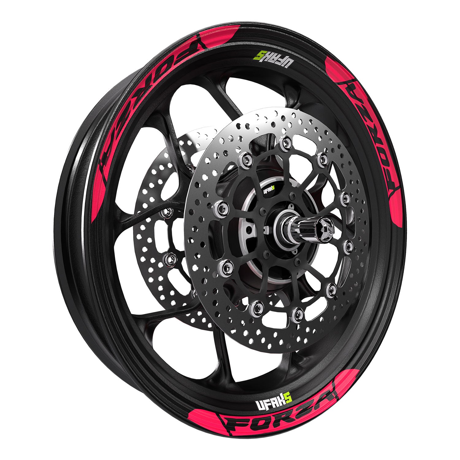 Honda Forza Jant Şeridi #renk_florasan pembe