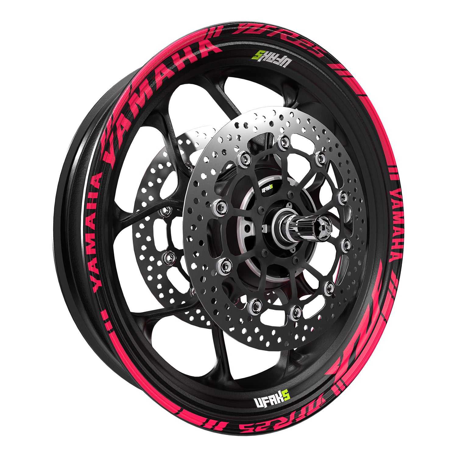 Yamaha YZF R25 Jant Şeridi #renk_florasan pembe