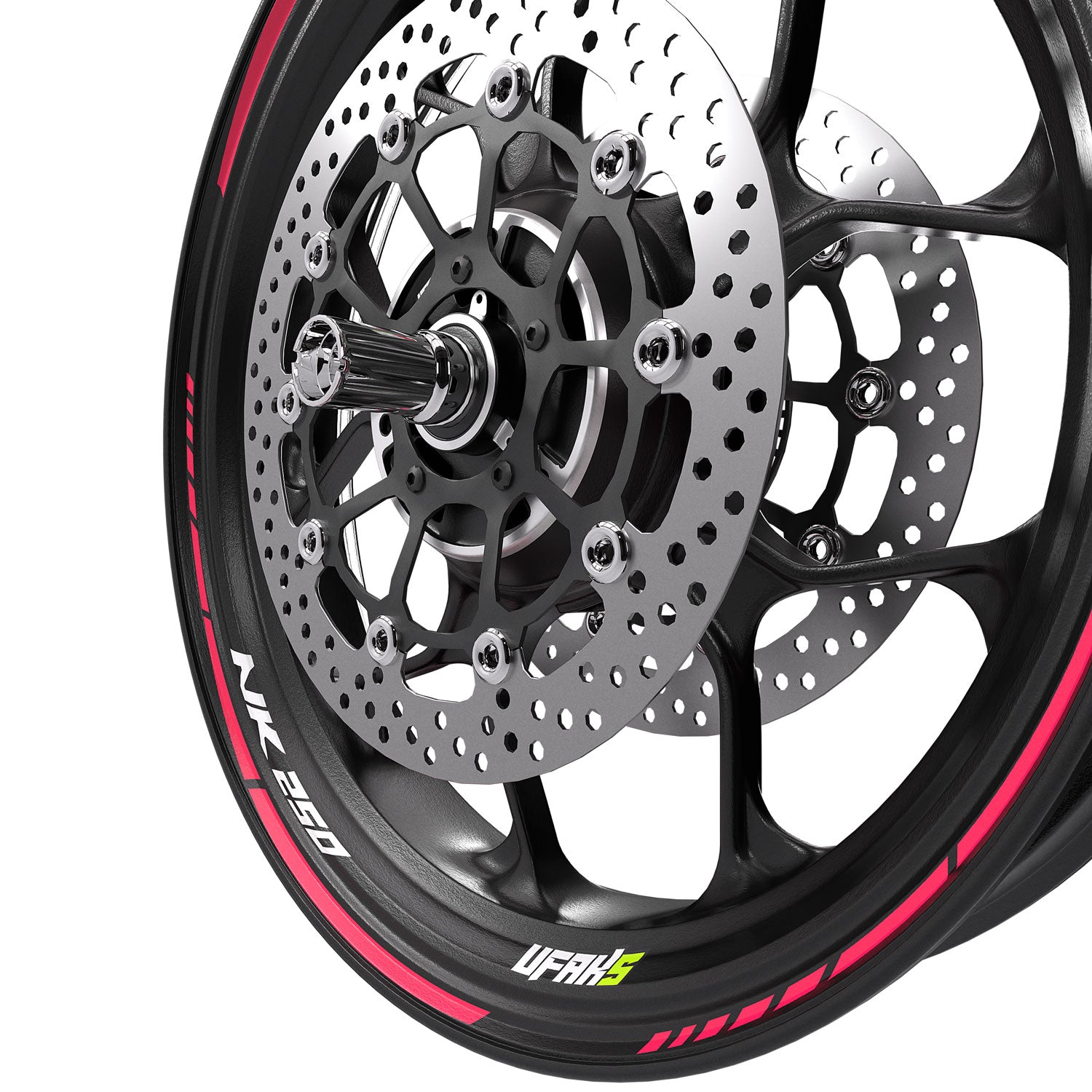 CFMOTO 250 NK Jant Şeridi #renk_florasan pembe