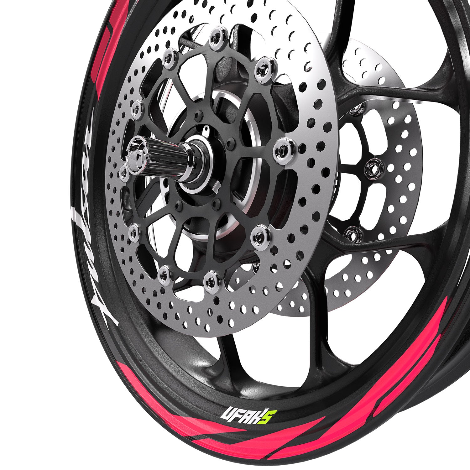 Bajaj Pulsar Tasarımlı Jant Şeridi #renk_florasan pembe