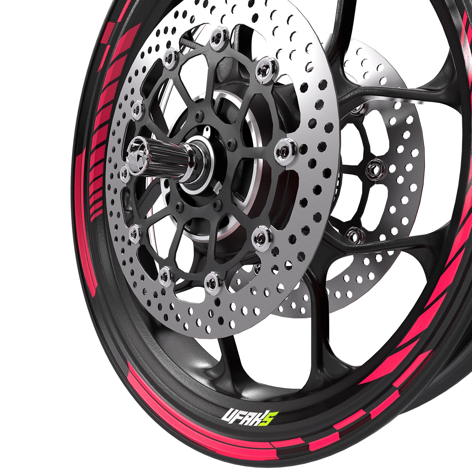 Honda Forza Racing Jant Şeridi #renk_florasan pembe