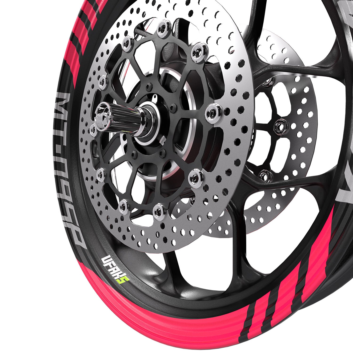 Yamaha MT-09 SP Jant Şeridi #renk_florasan pembe