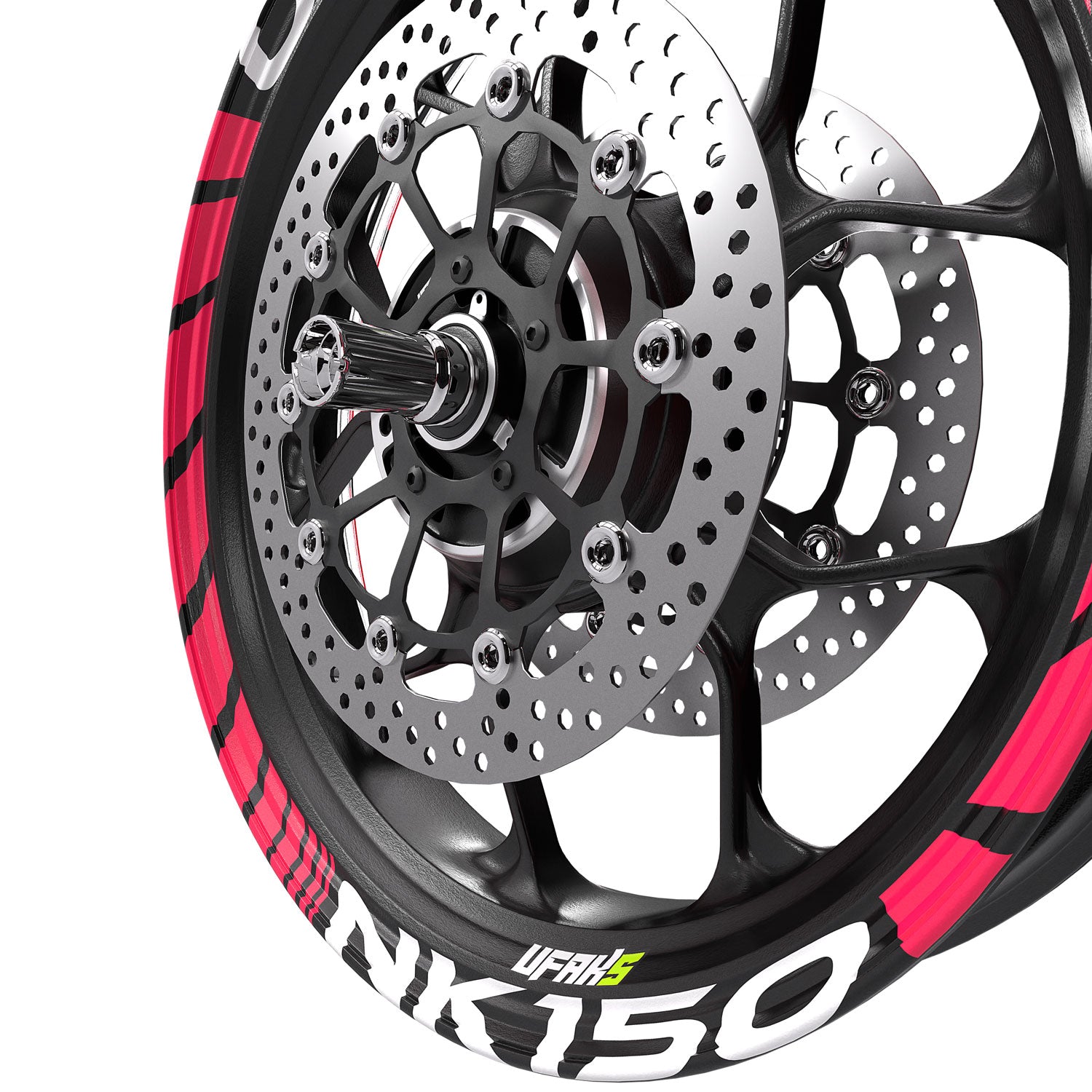 CFMOTO 150 NK Geniş Jant Şeridi #renk_florasan pembe