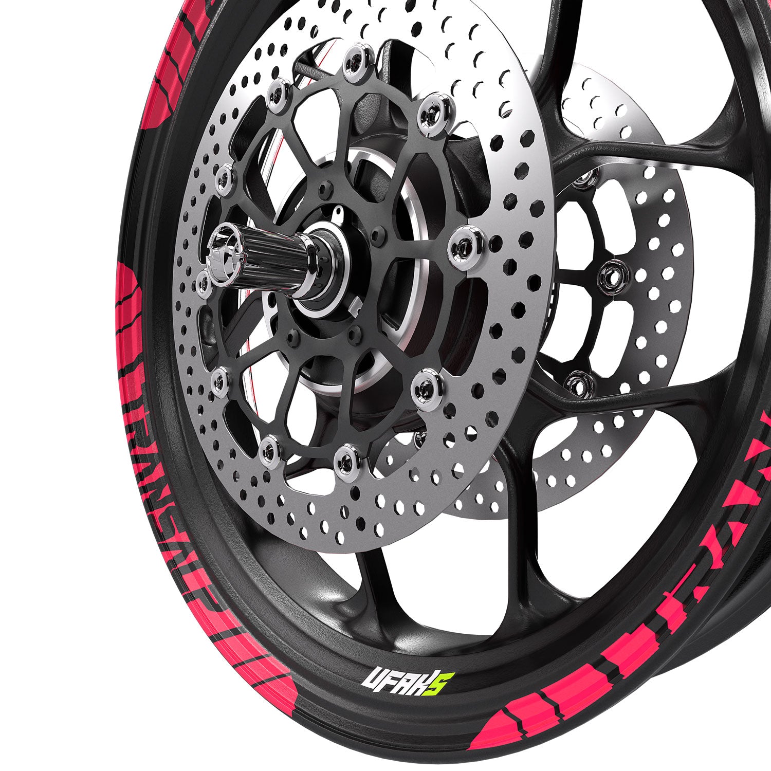 Honda Transalp Jant Şeridi #renk_florasan pembe
