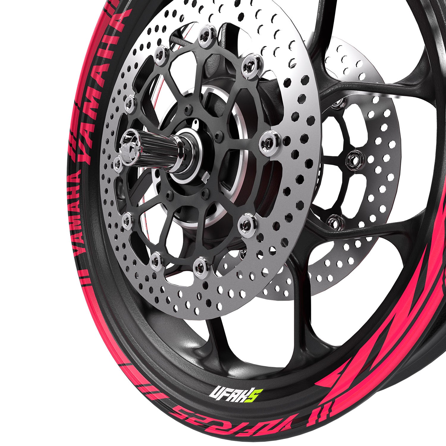 Yamaha YZF R25 Jant Şeridi #renk_florasan pembe
