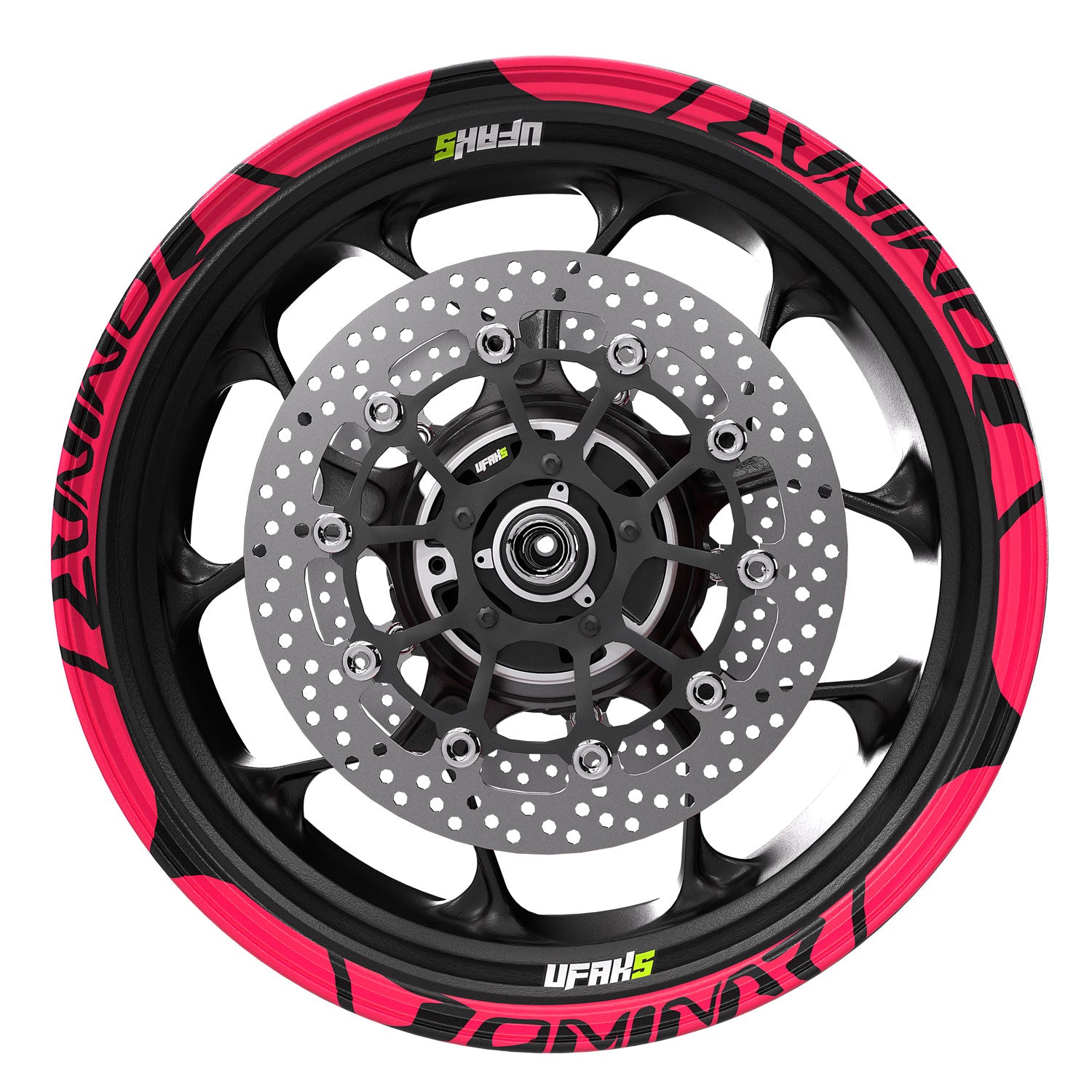 Bajaj Dominar Jant Şeridi #renk_florasan pembe