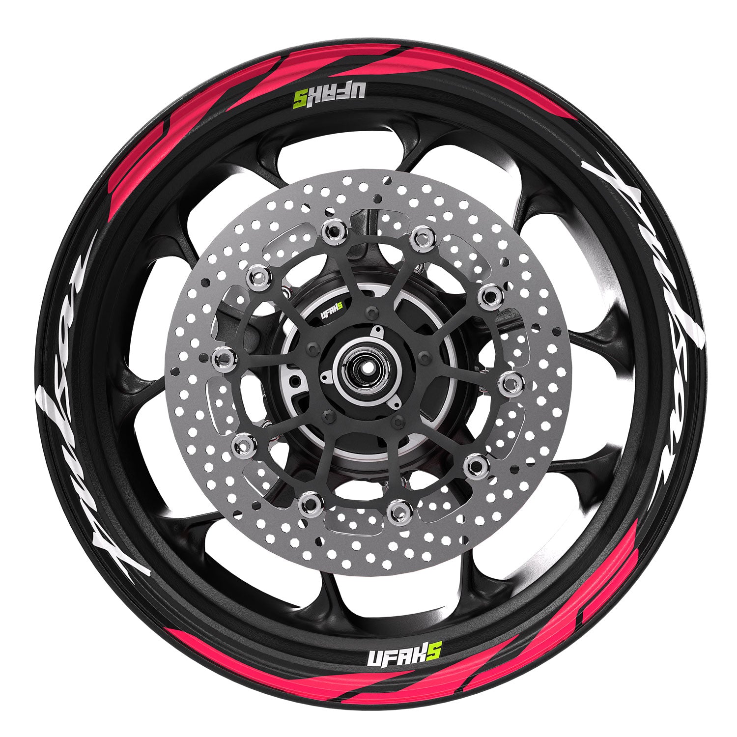 Bajaj Pulsar Tasarımlı Jant Şeridi #renk_florasan pembe