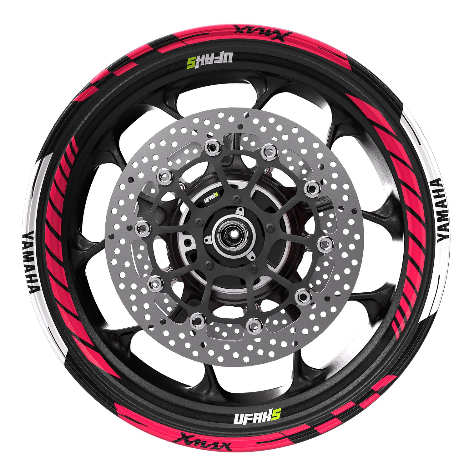 Yamaha XMAX Tasarımlı Jant Şeridi #renk_florasan pembe