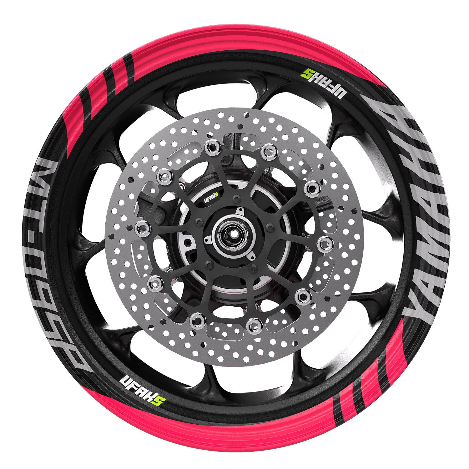 Yamaha MT-09 SP Jant Şeridi #renk_florasan pembe