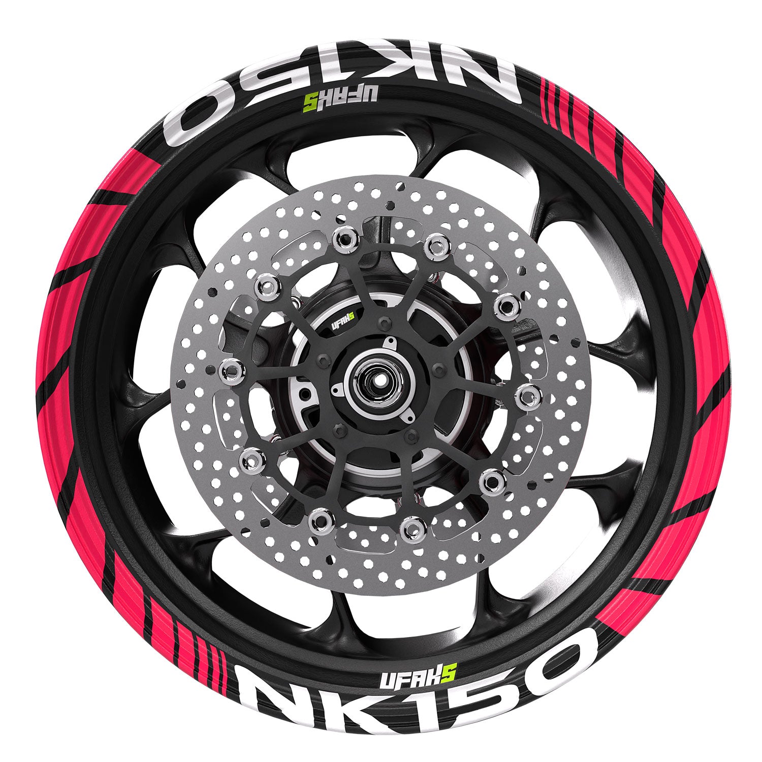 CFMOTO 150 NK Geniş Jant Şeridi #renk_florasan pembe