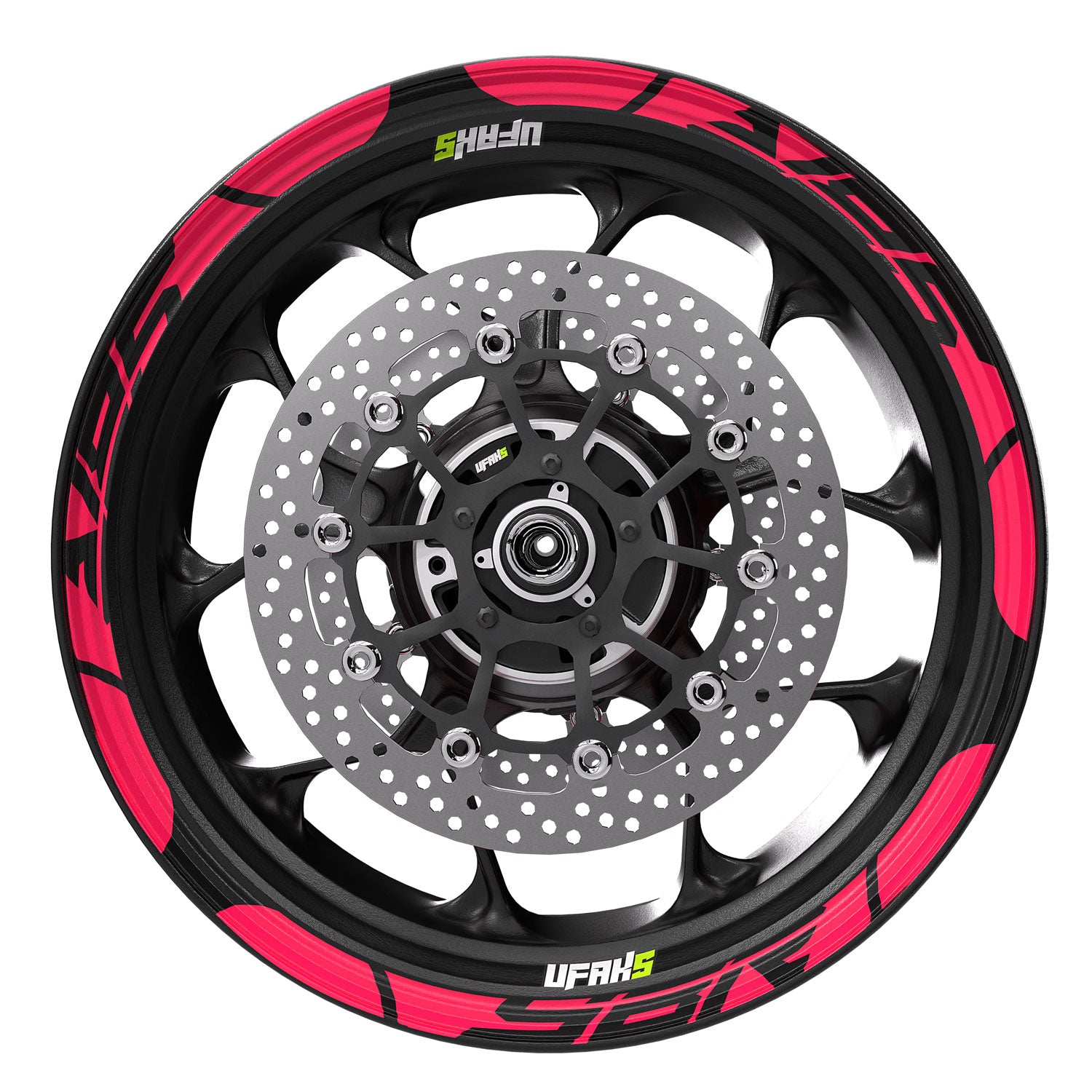 Yamaha YBR Tasarımlı Jant Şeridi #renk_florasan pembe