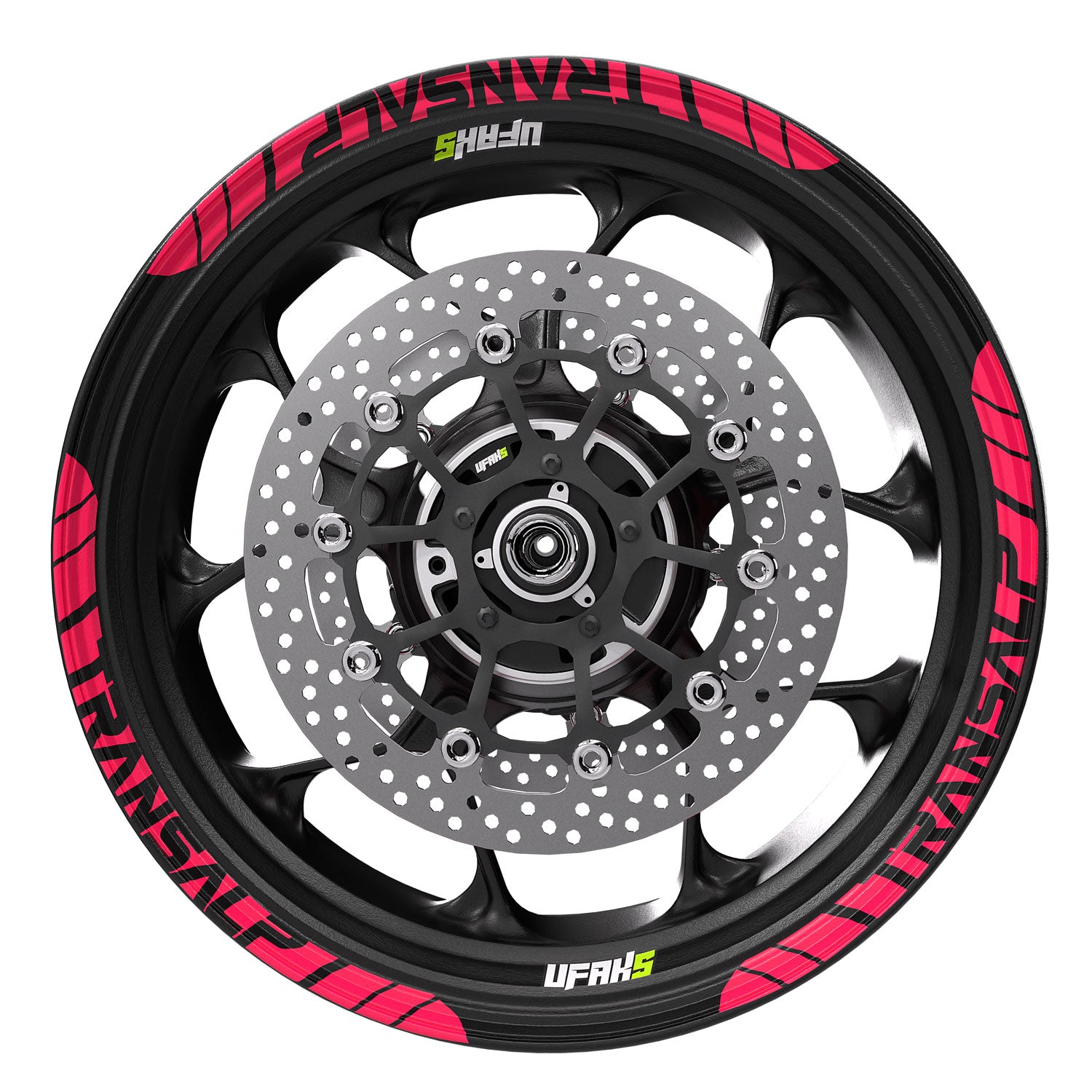 Honda Transalp Jant Şeridi #renk_florasan pembe