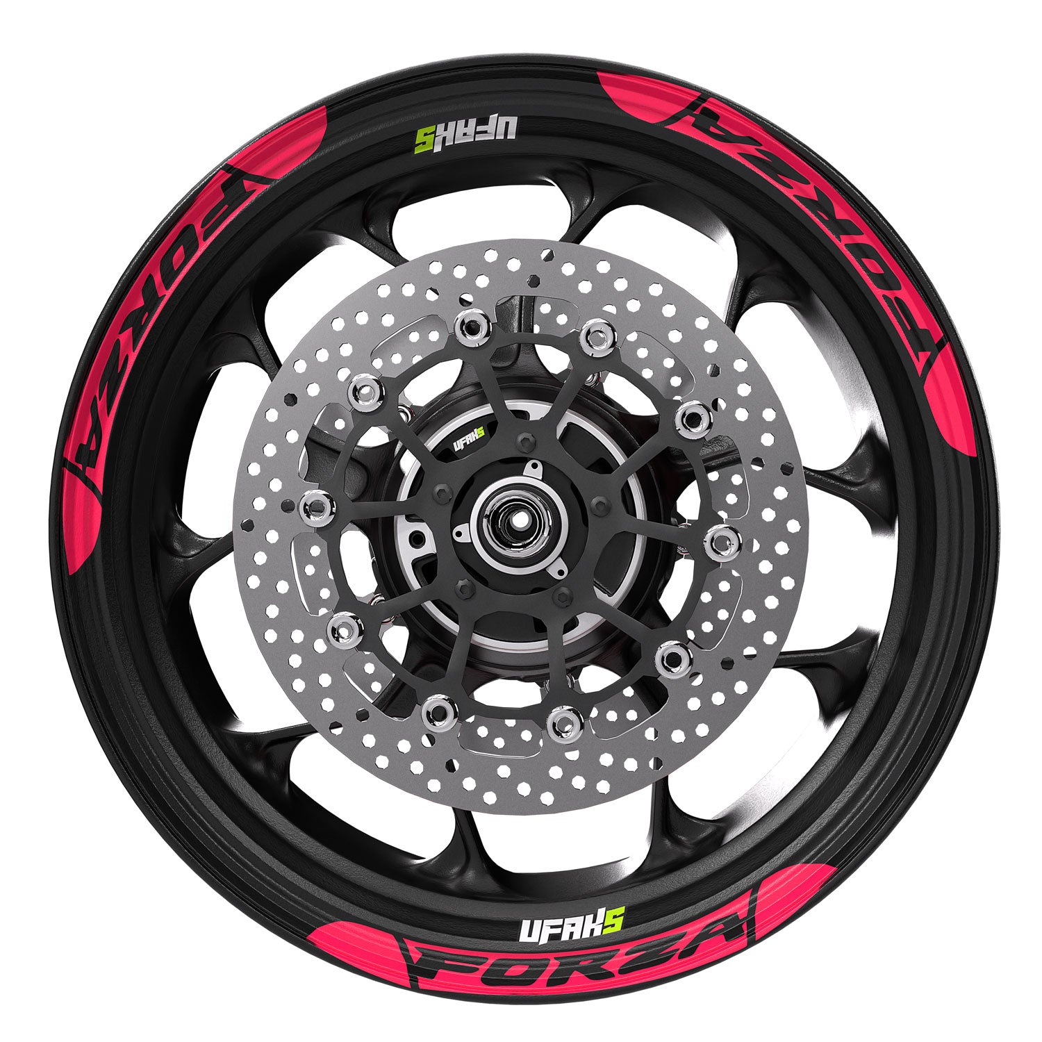 Honda Forza Jant Şeridi #renk_florasan pembe