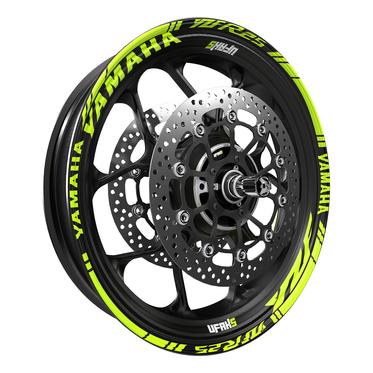 Yamaha YZF R25 Jant Şeridi #renk_florasan sarı