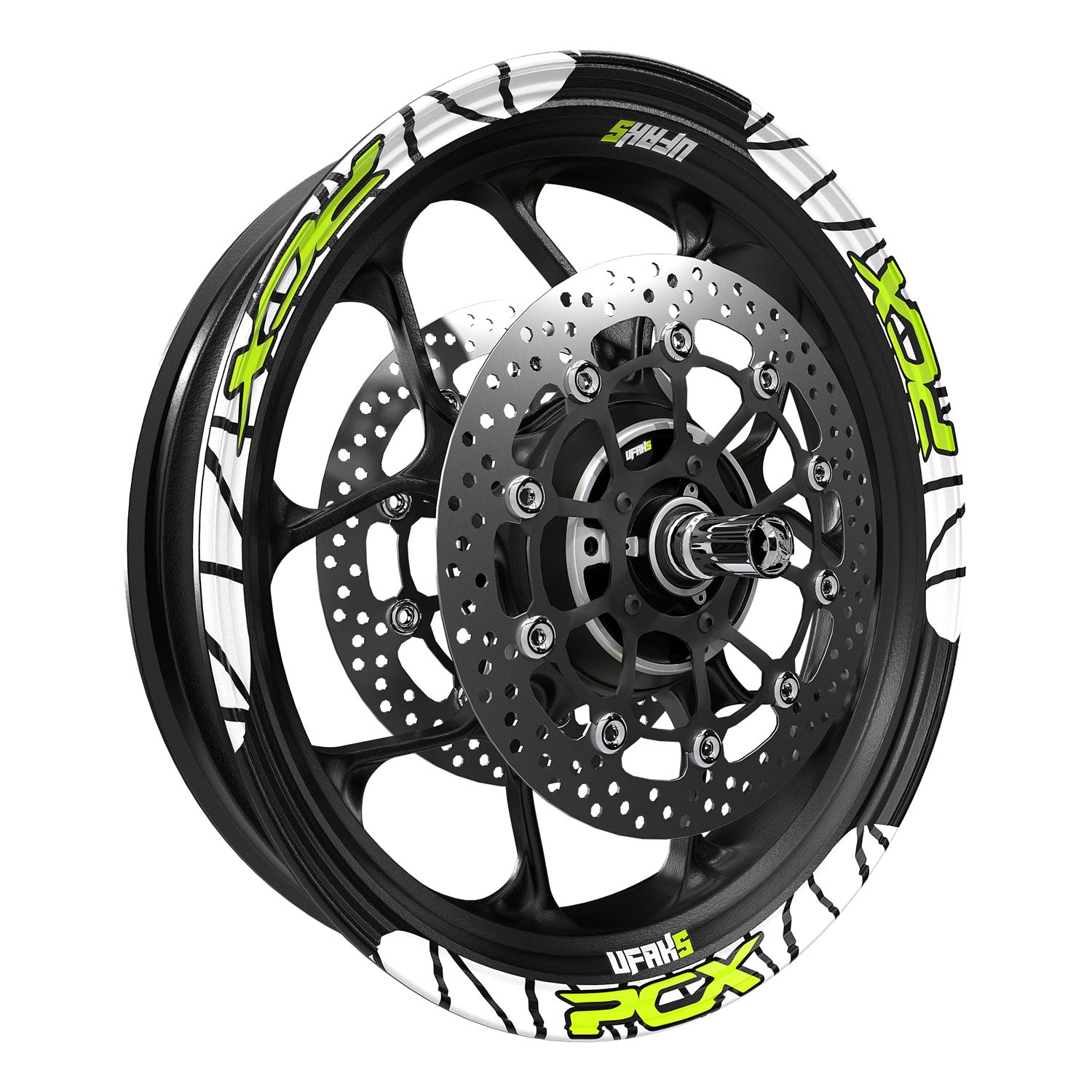 Honda PCX Tasarımlı Jant Şeridi #renk_florasan sarı