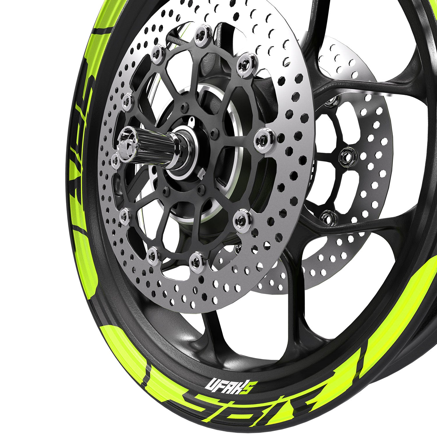 Yamaha YBR Tasarımlı Jant Şeridi #renk_florasan sarı